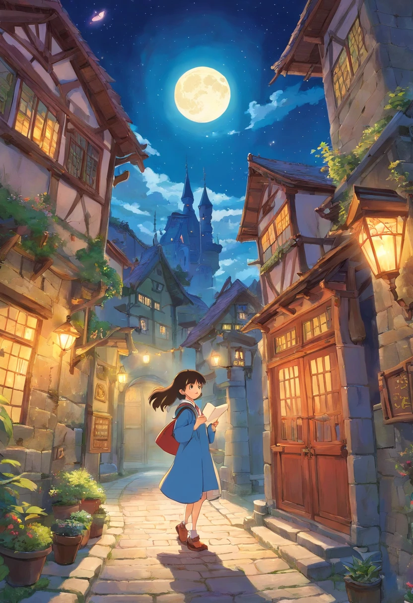 title: "The Crescent Moon School of Sorcery"
Sinopse: An ordinary ager from a Noble family receives a mysterious letter that invites her to the Crescent Moon School of Sorcery, onde ela descobre seu potencial como bruxa. There, She makes friends and faces magical challenges, while unraveling ancient secrets that threaten the world of sorcerers.