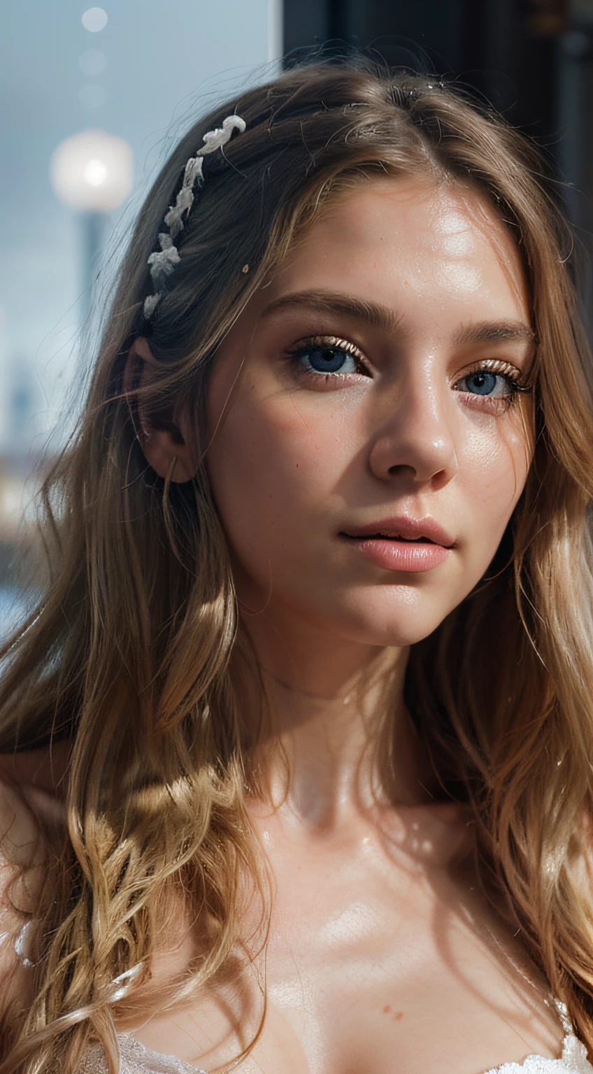 blonde girl, 26 years old, very long straight blonde hair covering breasts, cinematic tones, artistic studio photography, high detail in light and shadow, beautiful detailed eyes, beautiful detailed lips, extremely detailed face and eyes, long eyelashes, realistic, photorealistic, photo-realistic:1.37, (best quality,4k,8k,highres,masterpiece:1.2),ultra-detailed,(realistic,photorealistic,photo-realistic:1.37),HDR,UHD,studio lighting,ultra-fine painting,sharp focus,physically-based rendering,extreme detail description,professional,vivid colors,bokeh,portraits