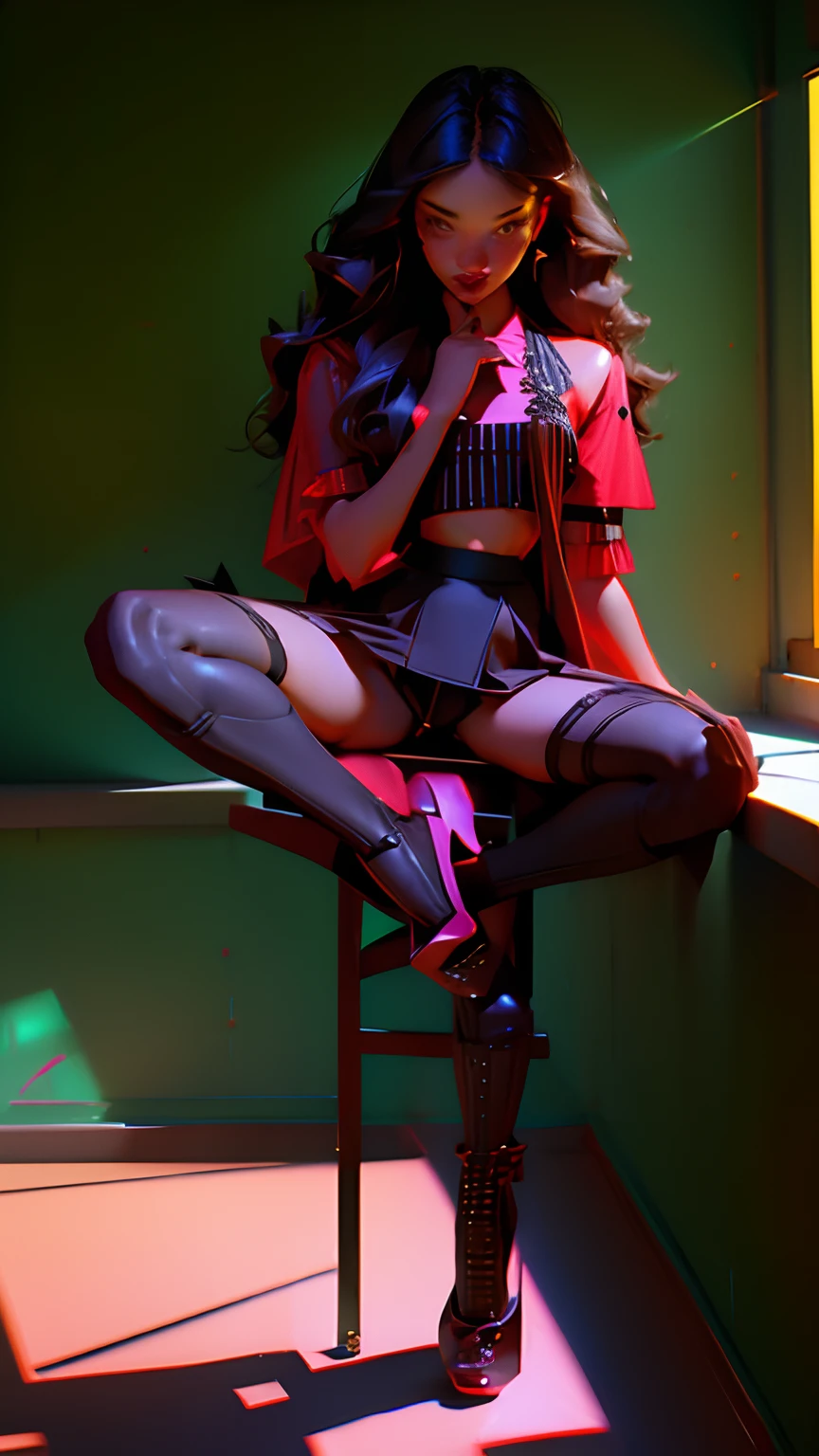 Indian School girl in stockings lingerie heels raunchy in classroom --auto
