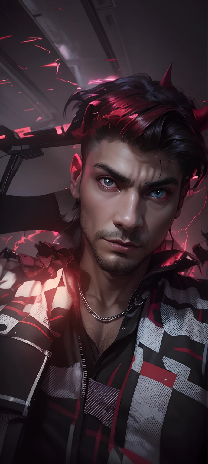 Devil look,smart,