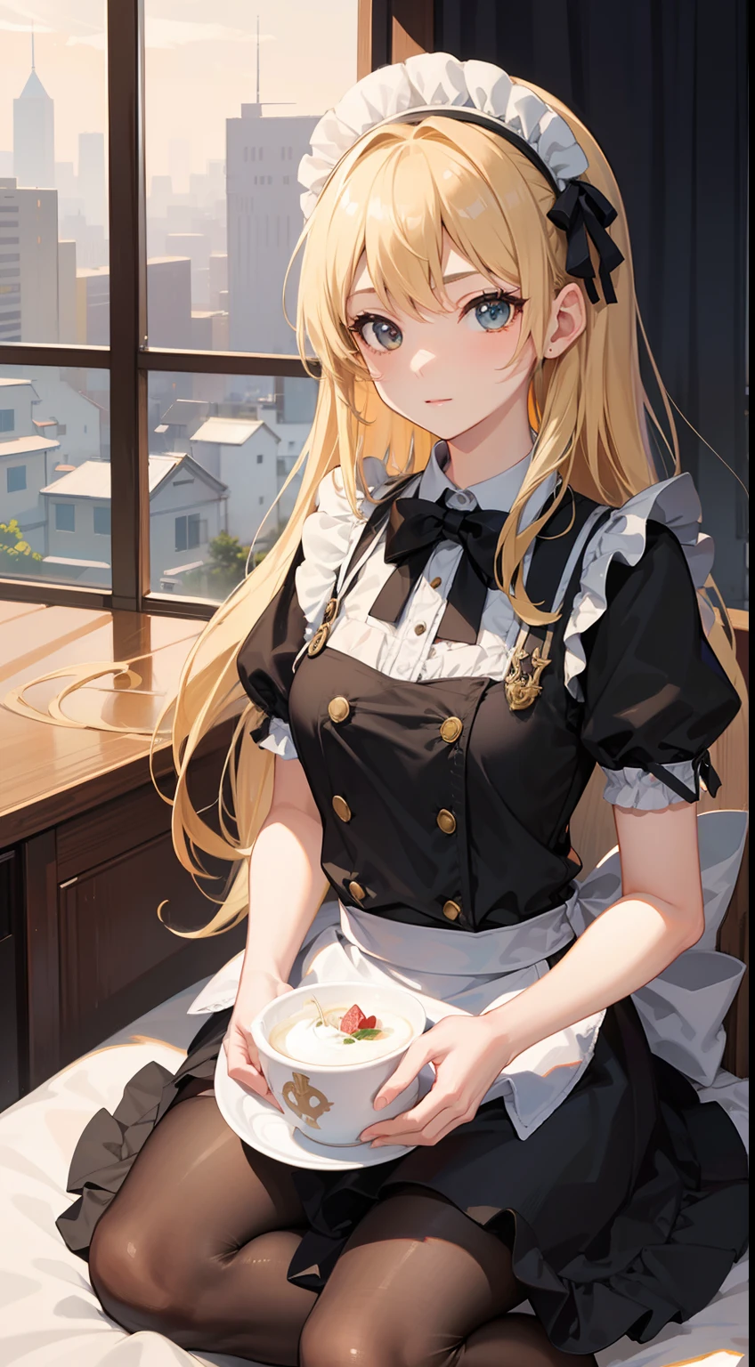 Reines, 1girl, high quality, best quality, illustration, masterpiece, (highly detailed:1.2), (extremely detailed:1.3), flat chest, bra, camisole, spaghetti straps, backless, bare shoulders, young girl, braid, (children:1.2), , in a house, sitting on chair, smiling, detachable sleeve, (selfie:1.2)