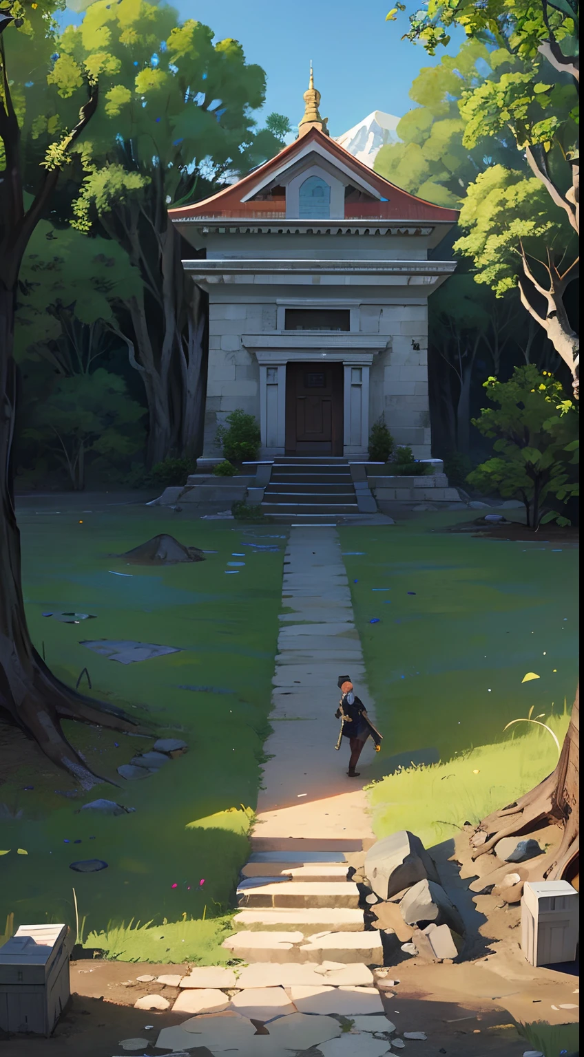 On a remote summit in the Himalayas, A lonely Sherpa stumbles upon an ancient temple hidden in the Forbidden Valley, up there,He must traverse a labyrinth filled with elven horror and evil entities,to retrieve the lost treasures and secrets of an extinct civilization.