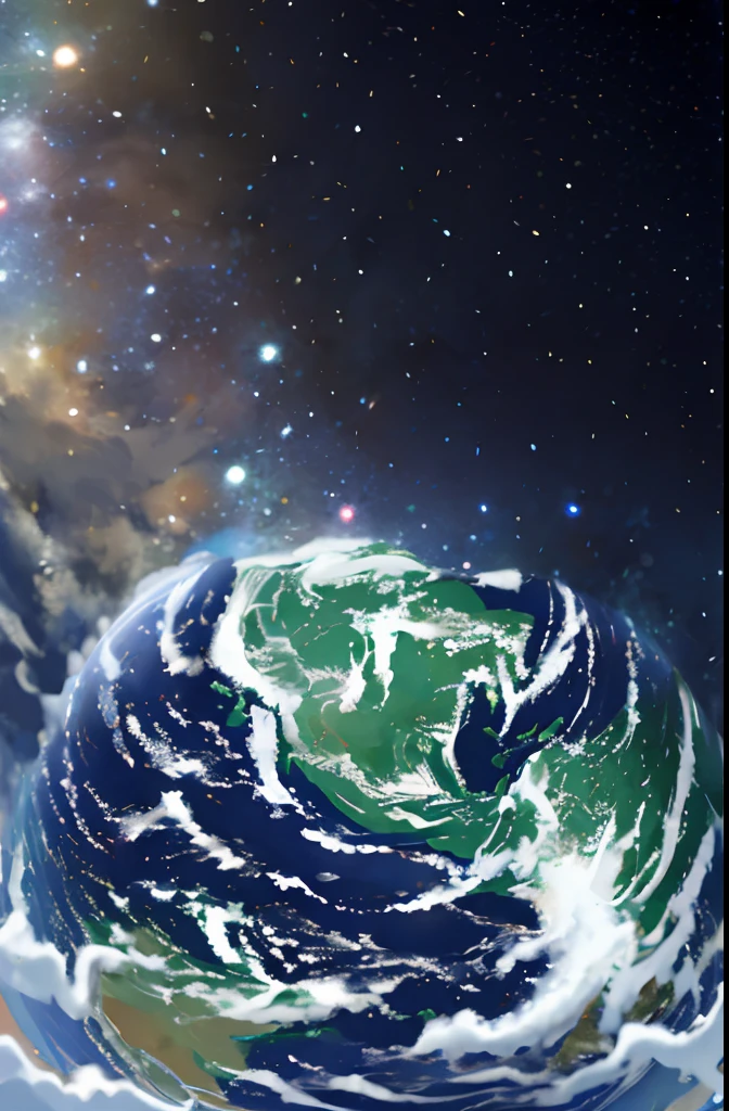 Espacio exterior lleno de estrellas