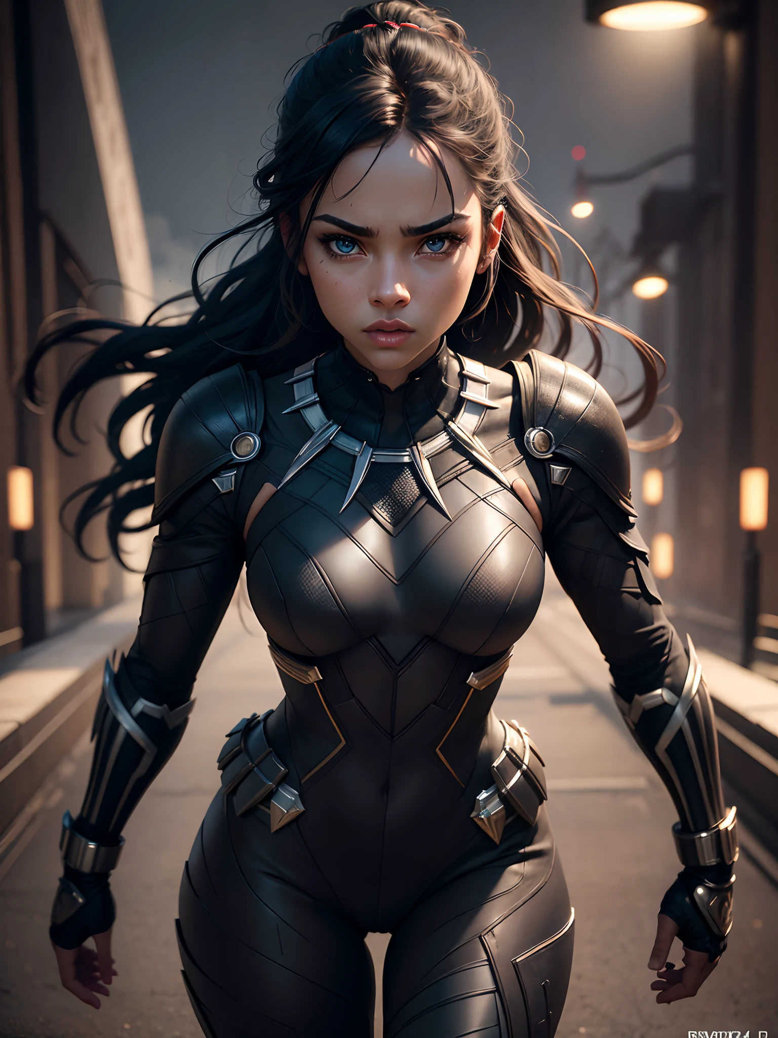 (ultra high definition), (ultra high definition), (full sharpness), (maximum quality), (Cinematic), (8k), ((X-23/Laura Kinney)), ((identical to the comic)), ((extremely beautiful)), (alone), ((full body)), (ultra detailed face), (ultra detailed eyes), (ultra realist eyes), (perfect body), (delicate hands), (very detailed hands), (studio lighting), ((front view)), (soft skin), ((pearl skin)), (natural skin), (unique), (totally realistic), (so sweet), ((always the same face)), ((repeat always the same face)), ((always the same body)), ((always the same proportions)), ((looking at the camera)), ((in a research station)), ((Unreal Engine 5)), ((wearing the classic wolverine costume)), ((adamantium claws)), ((ultra detailed claws)), ((no animal ears)), ((no hair ears)), ((no hair horns))