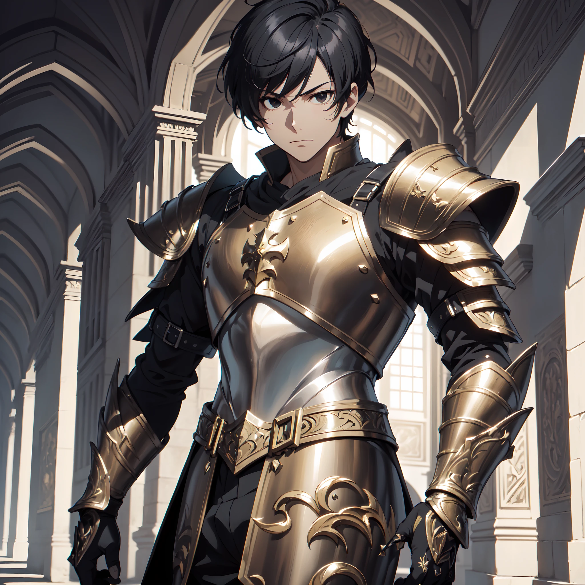 128K Ultra High Definition,
128K Ultra High Quality,
128K Ultra High Resolution,
Best Definition,
Best Quality,
Best Resolution,
Perfectly Detailed,
Perfectly Designed,
Extremely Detailed,
Extremely Designed,
Hyper Detailed,
Hyper Definition,
Hyper Quality,
Hyper Resolution,
Masterpiece,
(((Anime))),
Body Shot,
(((Boy))),
Handsome,
Muscular Body,
(((Black Short Hair))),
(((Black Eyes))),
(((Hyper Detailed & Perfectly Designed Bronze Armor Plates))),
(((Hyper Detailed & Perfectly Designed Engraving Jeweled Baron Armor))),
(((Inside Of Medieval Royal Palace Background Scenery))),