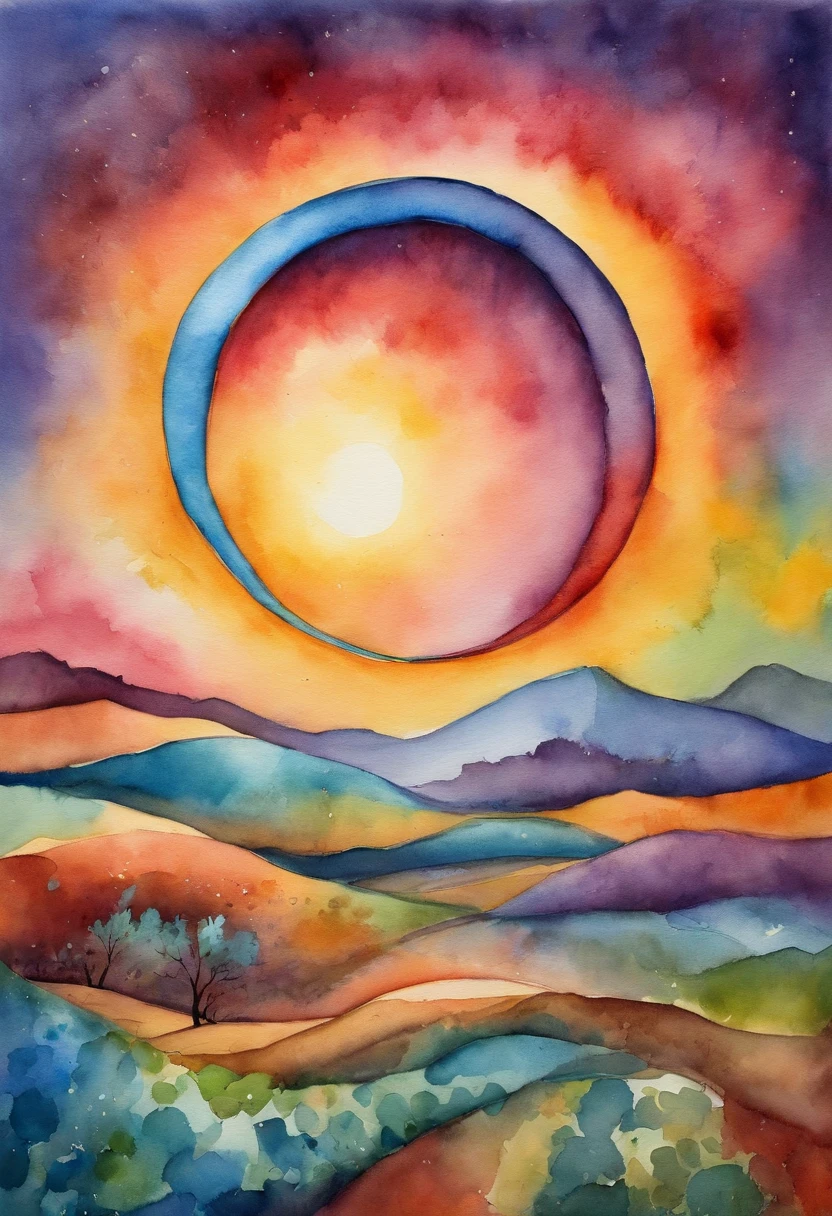 a halo on top of the infinity symbol