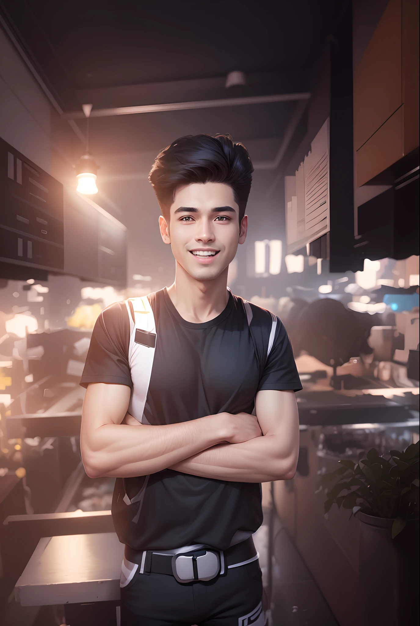 Change background and stylish hai ultrasonic 8k smoothly and tshirt change