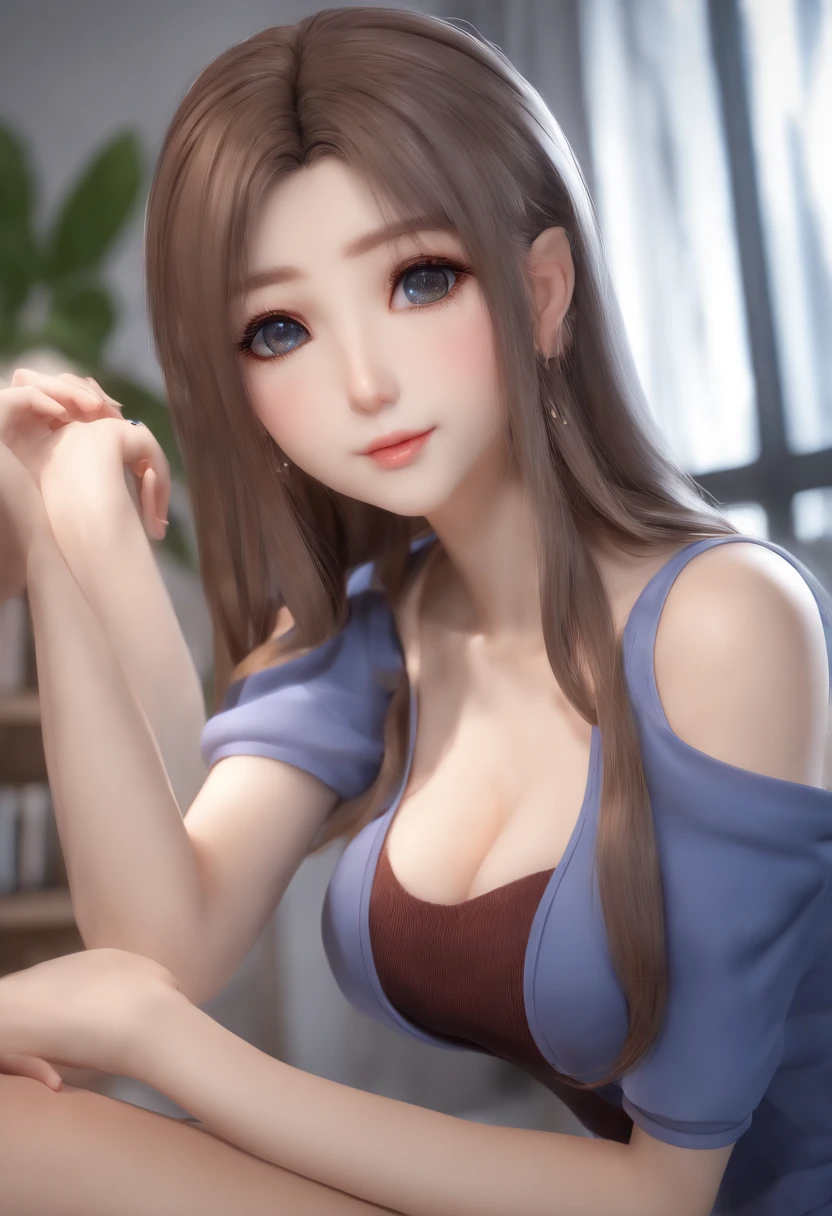 (only 1girl, no more than 1girl), no more than 1 body, no more than 1head, no more than 1face, ,lnly 2legs, only 2arms, no more than 2hands, never overlap parts of the body, hands under the chest, Best ratio between upper arm and forearm, Best ratio between body and legs 1 photo, mature woman, 26 years old, short skirt, Sexy pose, partial exposure, 8K, RAW photos, top quality, high quality, extreme detail photos, extreme detail eyes, detail nose, extreme detail face, extreme detail hair, extreme detail body, (photo shoot lighting: 1.3), perfect anatomy, fluffy eyes, big eyes, good-looking eyes. brown eyes, gorgeous hair, caramel-colored hair, wavy hair, detailed eyebrows, smiling face, very deep wrinkles at the corners of the mouth, neat teeth, left cheek, (middle breast: 1.2), natural makeup, scarlet lips, detailed jewelry necklace, detailed earrings, rain, wet, green mini skirt, white blouse, woman sitting alone in the living room, 2legs per a body, perfect proportions one thumb and 4 fingers, no extra girls, no extra bodies, no extra legs, no extra hands, no extra fingers,