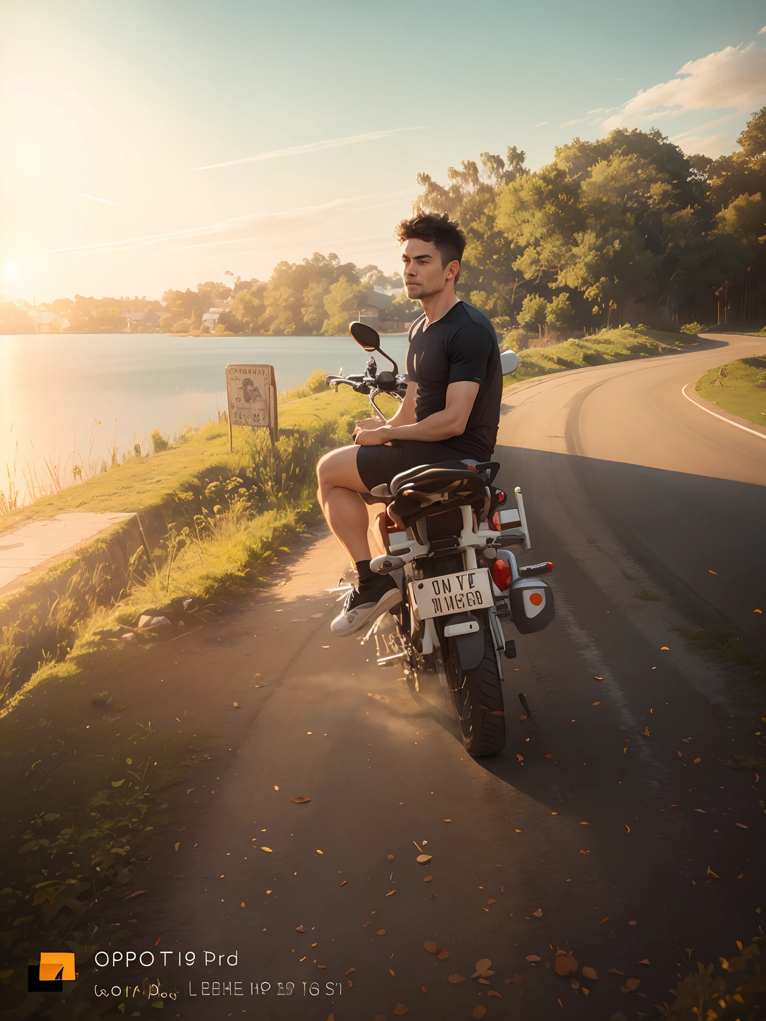 Change t shirt change bike change background smooth face