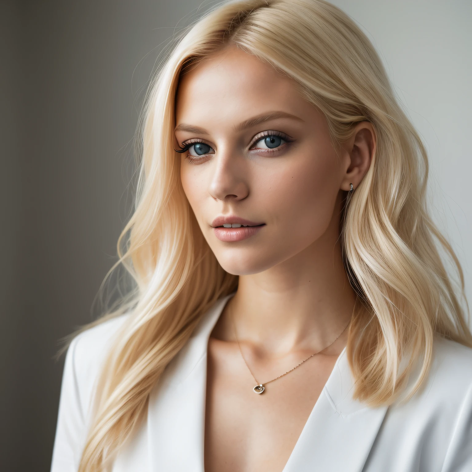 blond woman in a white folder posing for a picture, a portrait by Seb McKinnon, reddit, digital art, blonde goddess, beautiful blonde girl, gorgeous woman, dasha taran, beautiful blonde woman, sexy girl, anna nikonova aka newmilky, instagram model, a gorgeous blonde, stunning woman, irina nordsol kuzmina, gorgeous female, sexy look at the camera, with a cigare