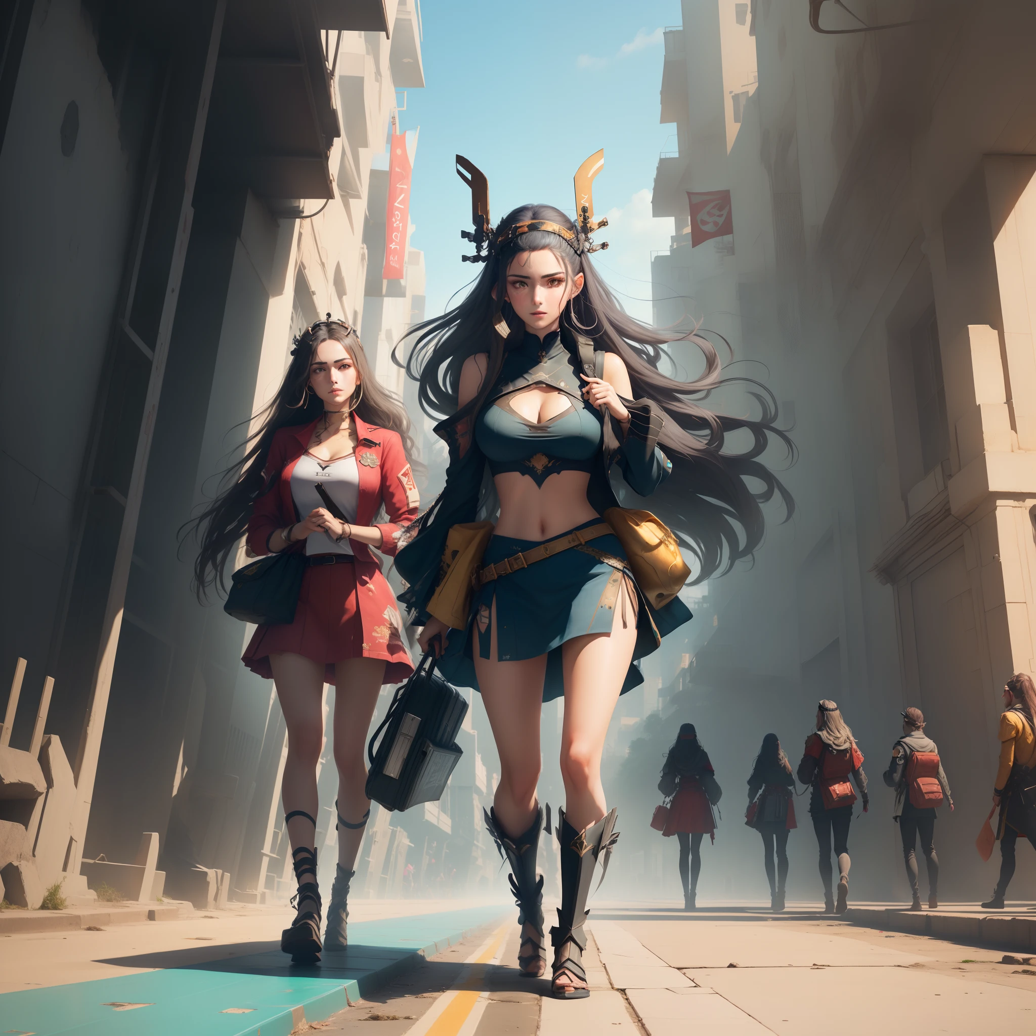 Valkiria com ferimentos
