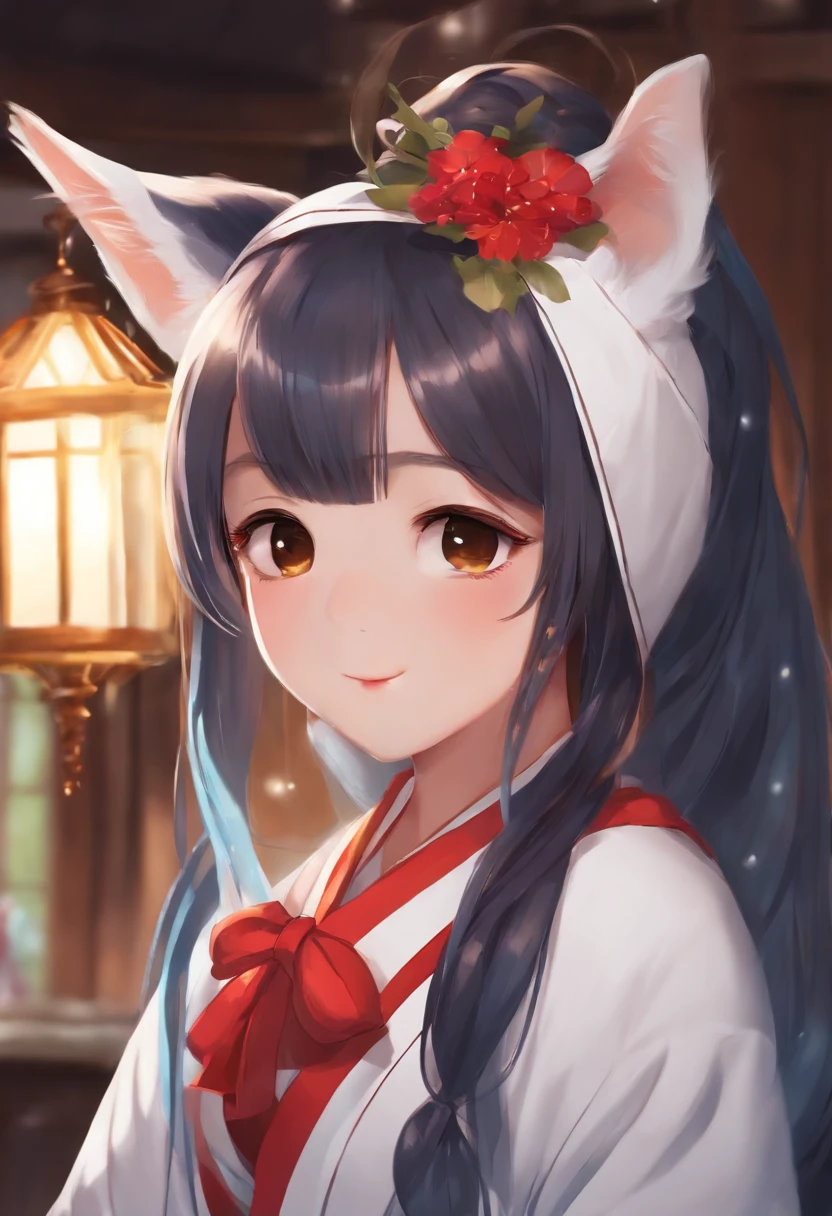 girl with，bathrobe，Hamateru，poneyTail