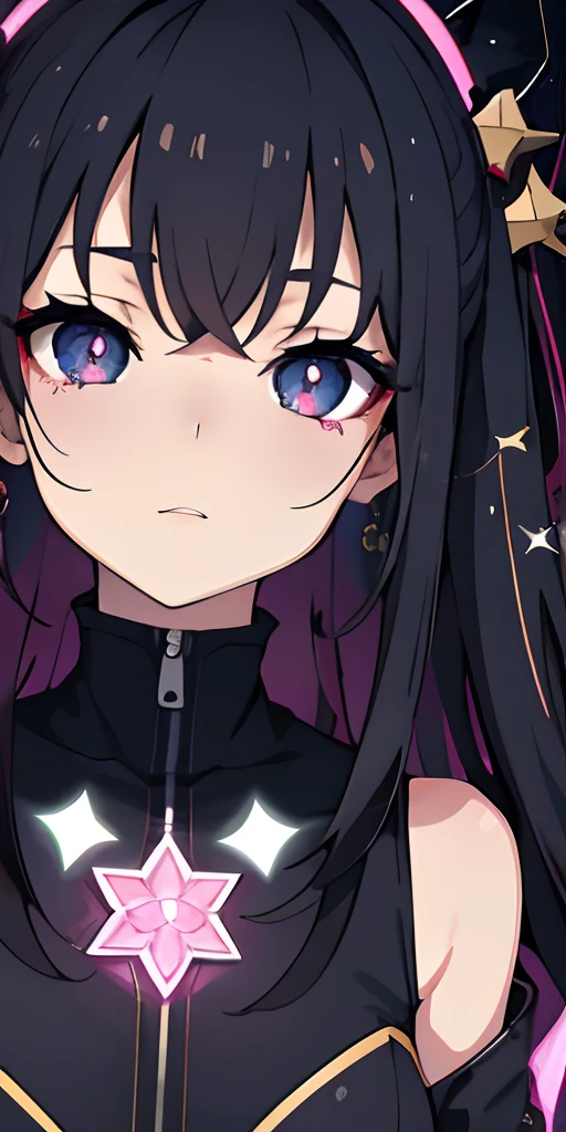 kurokawaakane(1zgame),1girl, solo,looking at viewer,8k, beautiful lighting,symbol-shaped_pupils, sparkling_eyes, star-shaped_pupils, star_(symbol),