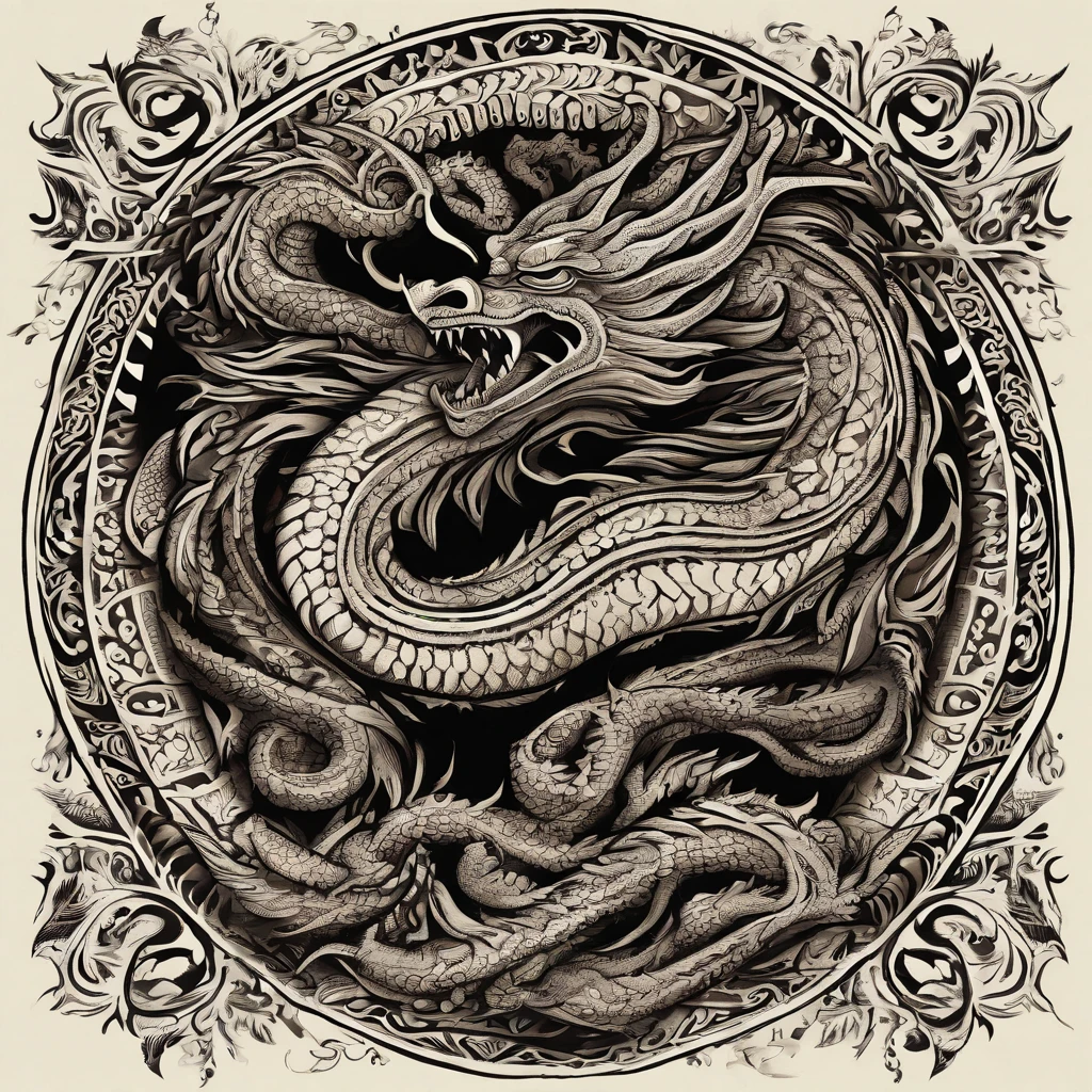 Dragon drawing