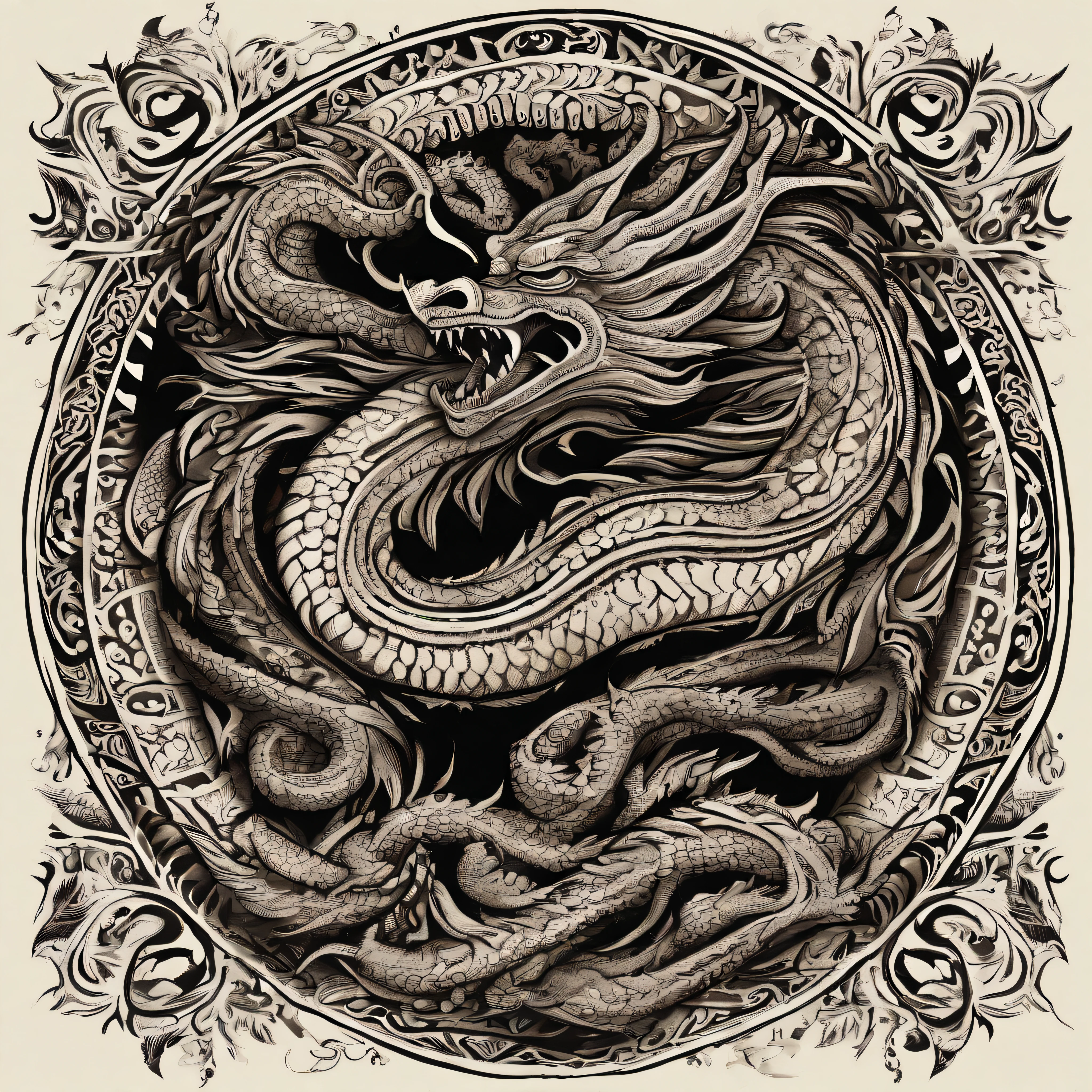 Dragon drawing