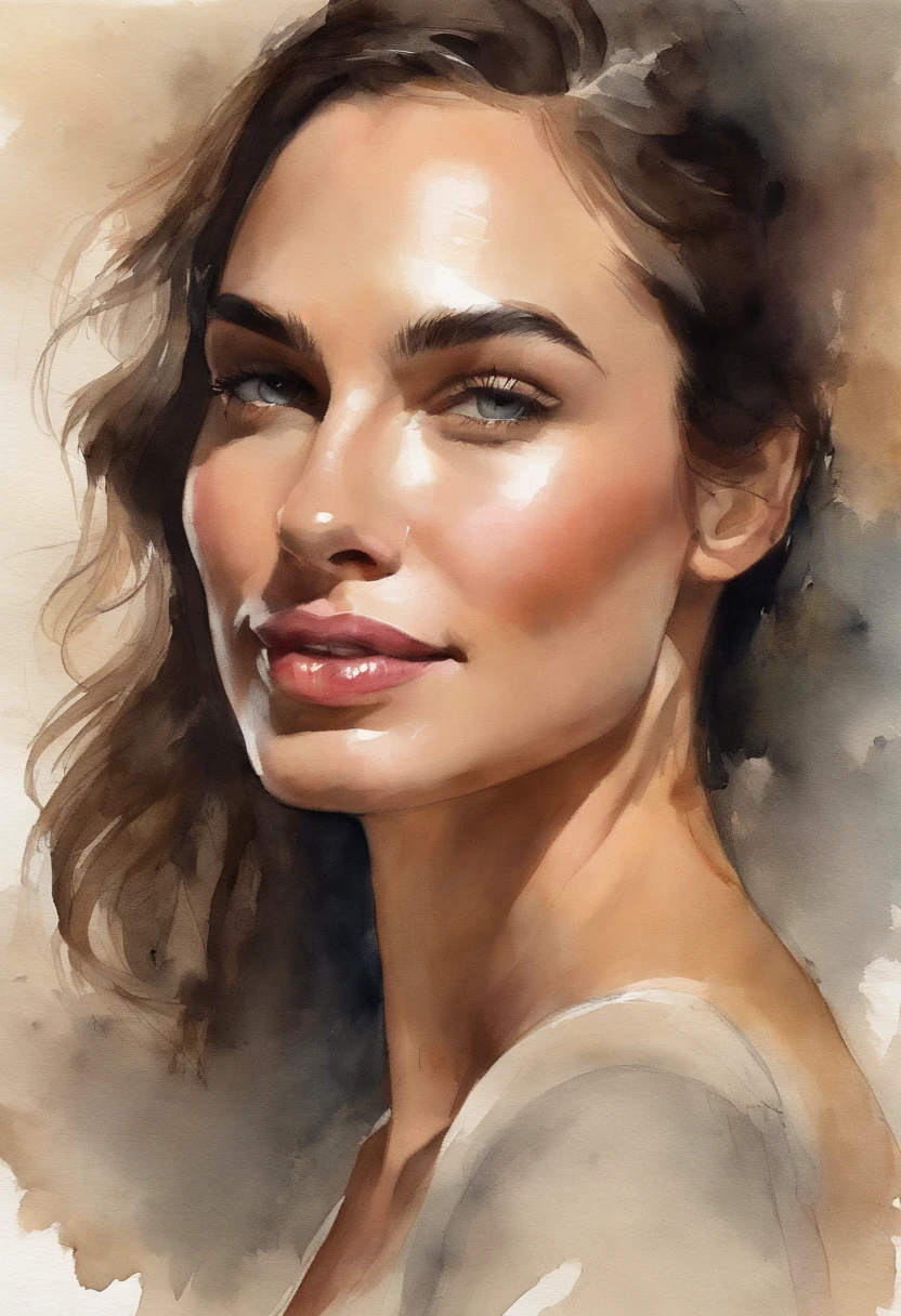 gal gadot  sorrindo profissional, (4k foto:1.1) por (Jeremy Lipking:0.3), (Dittmann Anna:0.3), (Arian Mark:0.3), (Sharp focus:1.3), alto detalhe, vestindo (camisa apertada:1.2), belo rosto detalhado, hazelnut eyes, cabelo loiro curto, (jovem atraente:1.3), (sedutor:1.1), (rubor:1.1), forma do corpo em ampulheta, seios naturais, quadris largos