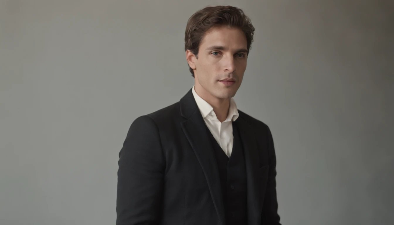 Italian man, white skin and hair dark as night, very handsome for his age.
Phillipe DuBois Lysander is the son of the Lysanders, the third richest family in the world.
Is 53 years old.