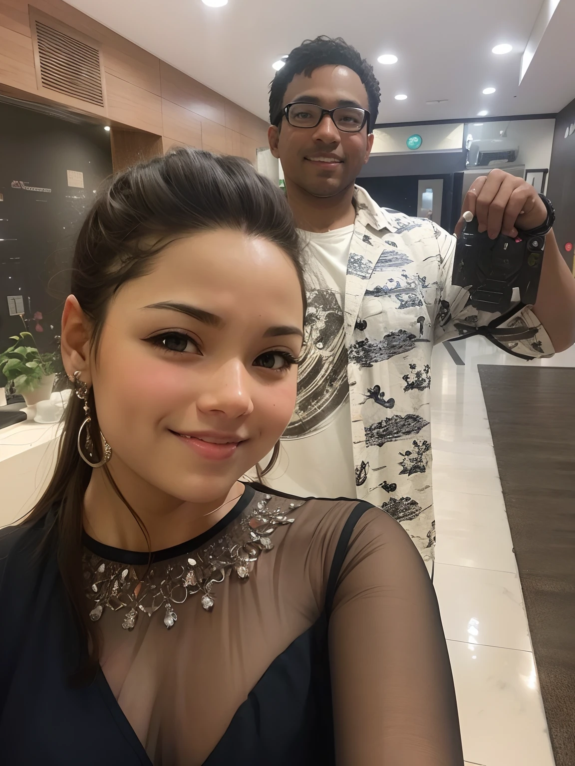 "Can you transform our picture into adorable anime characters, depicting us as youthful and cute in your unique style?"