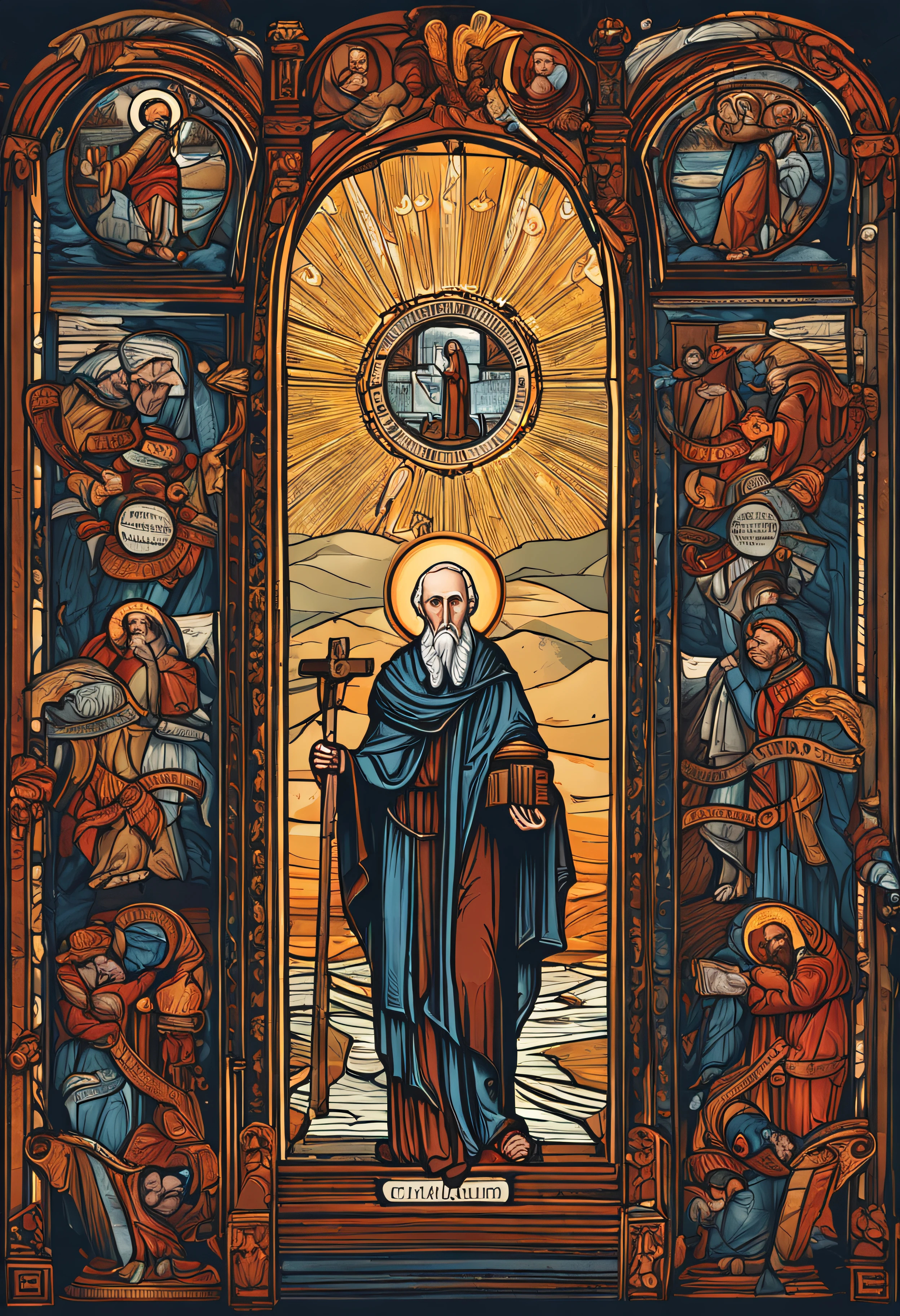 saint benedict, 8k
