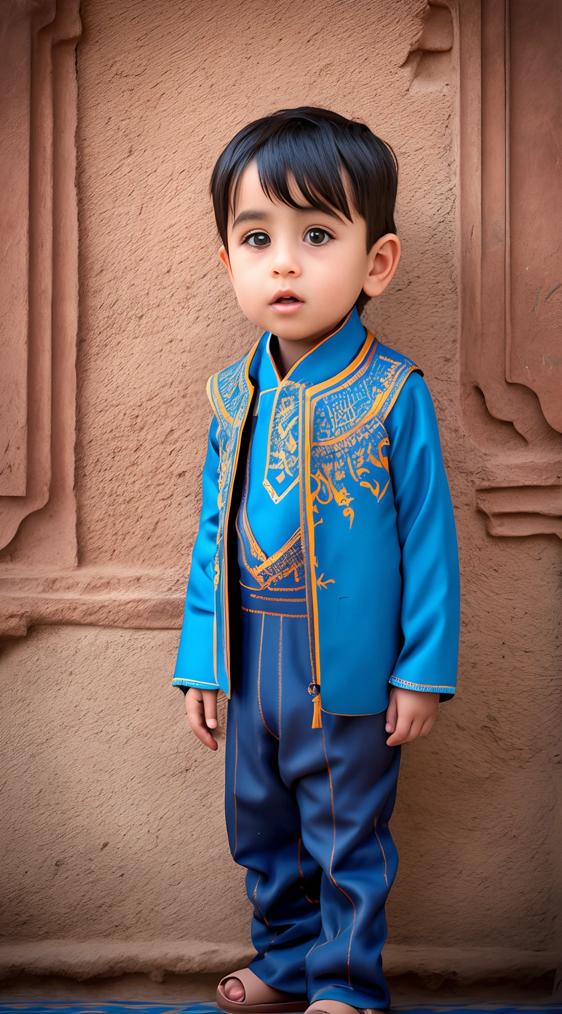 A Muslim boy arabic fashion cute
