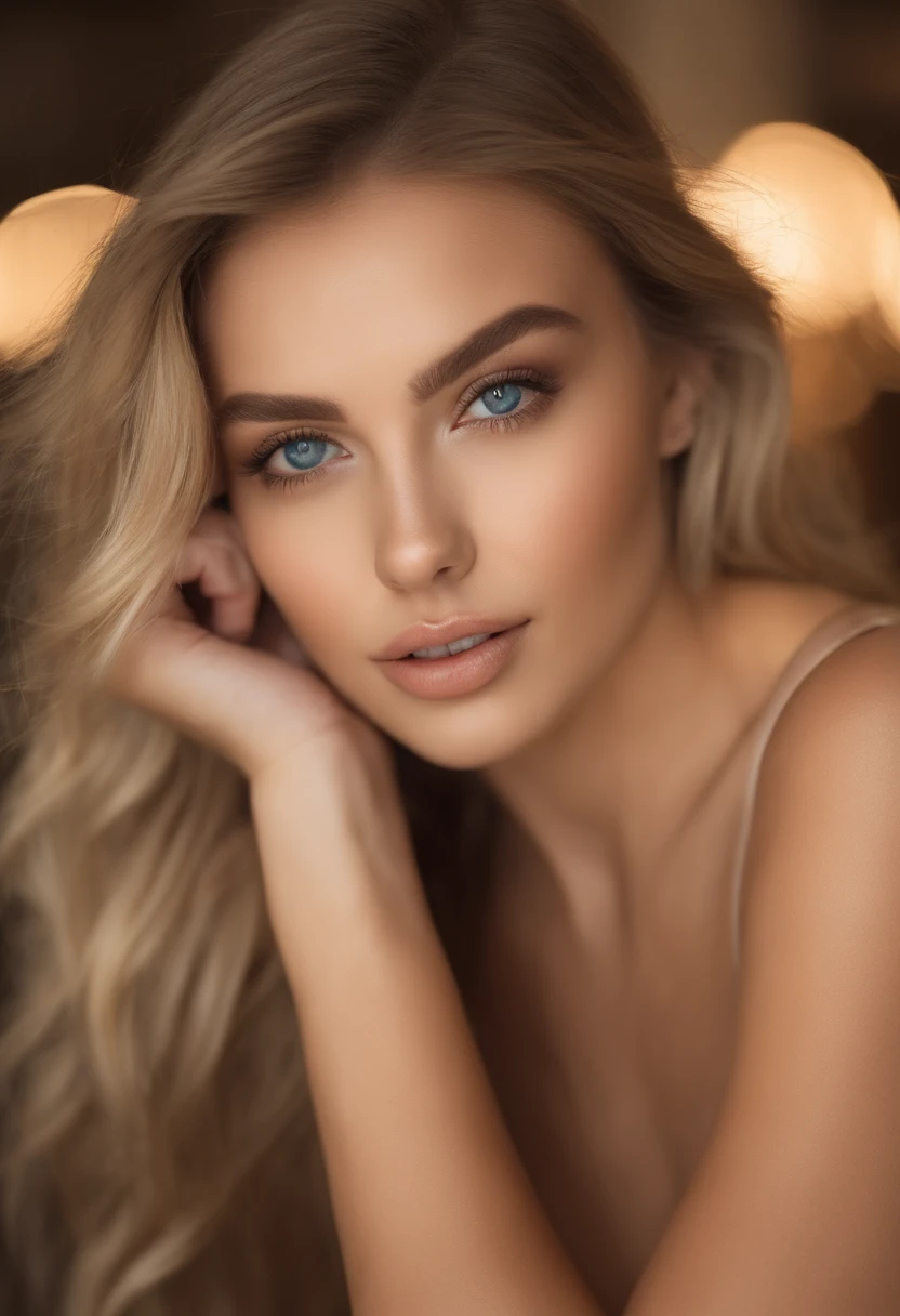 woman with matching tank top and panties, fille sexy aux yeux bleus, Portrait Sophie Mudd, Portrait de Corinna Kopf, cheveux blonds et grands yeux, selfie of a young woman, ohne Maquillage, maquillage naturel, Look directly into the camera, Visage avec Artgram, dezentes Maquillage, gros seins, Blonde, in shopping mall