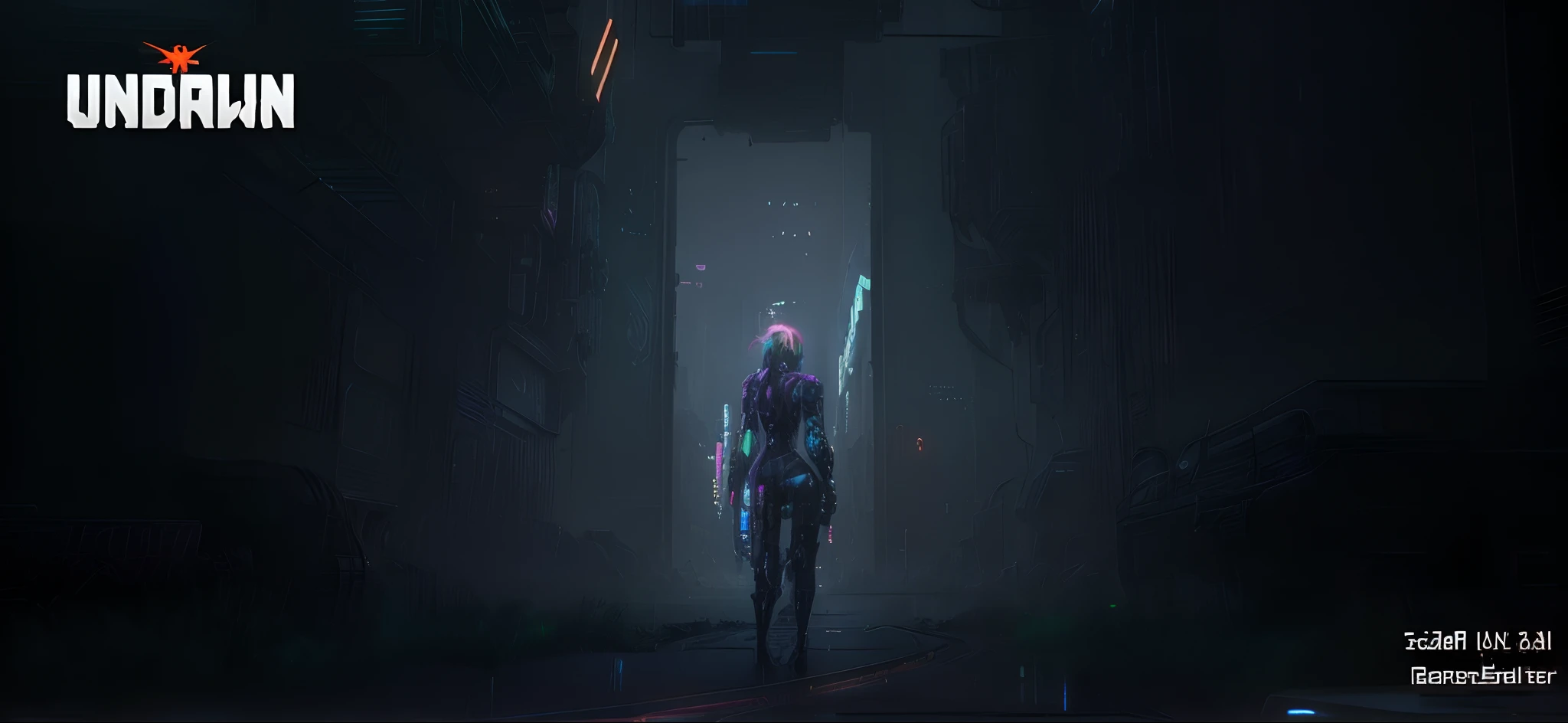 Neon City, Cyberpunk Lots of Details, Future, Bright Lights, Lots of Neat