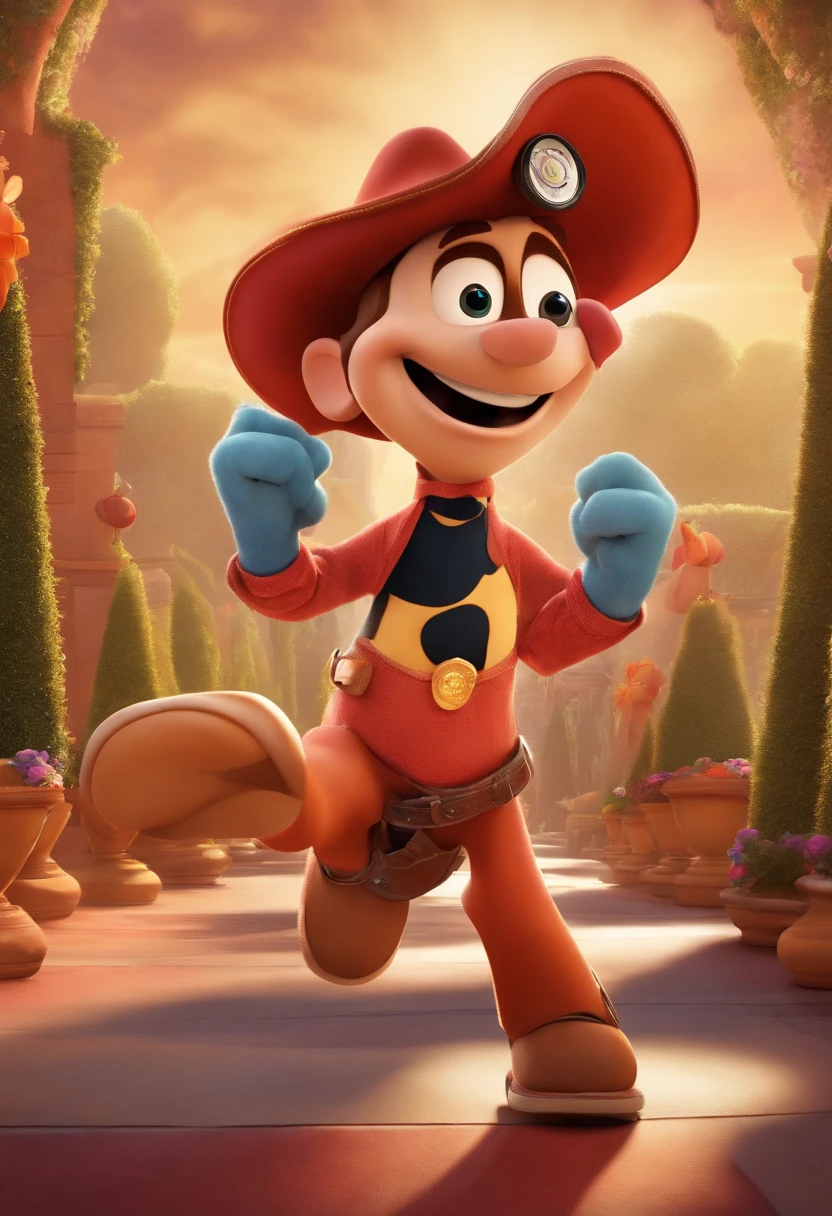 pixar style disney mascot