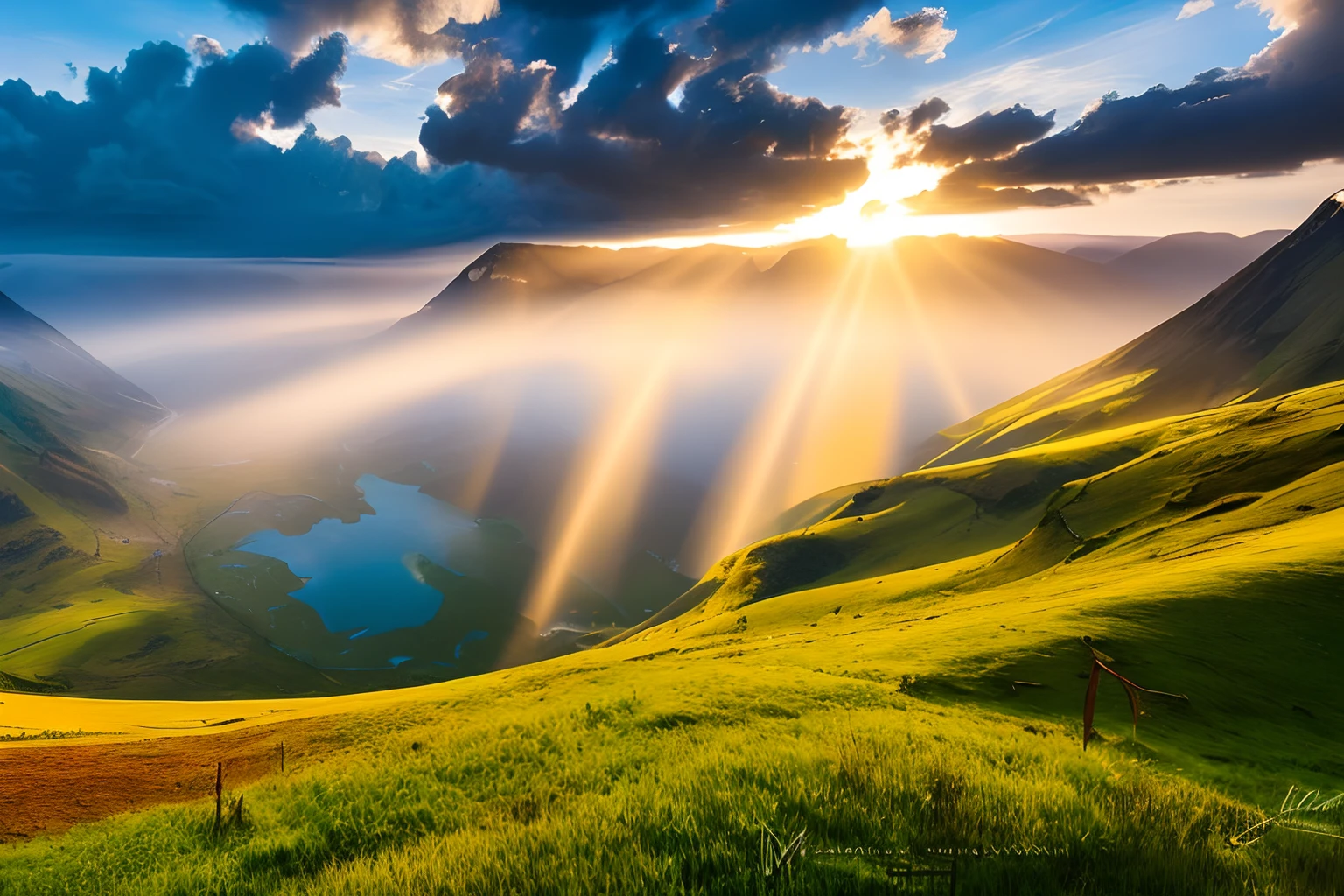 Landscape photography of fundatura ponorului by marc adamus, morning, mist, rays of light, beautiful