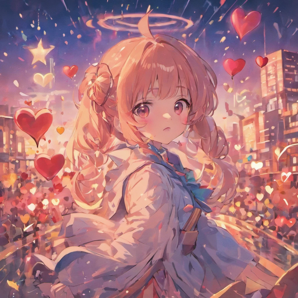 little heart art, cute, softy