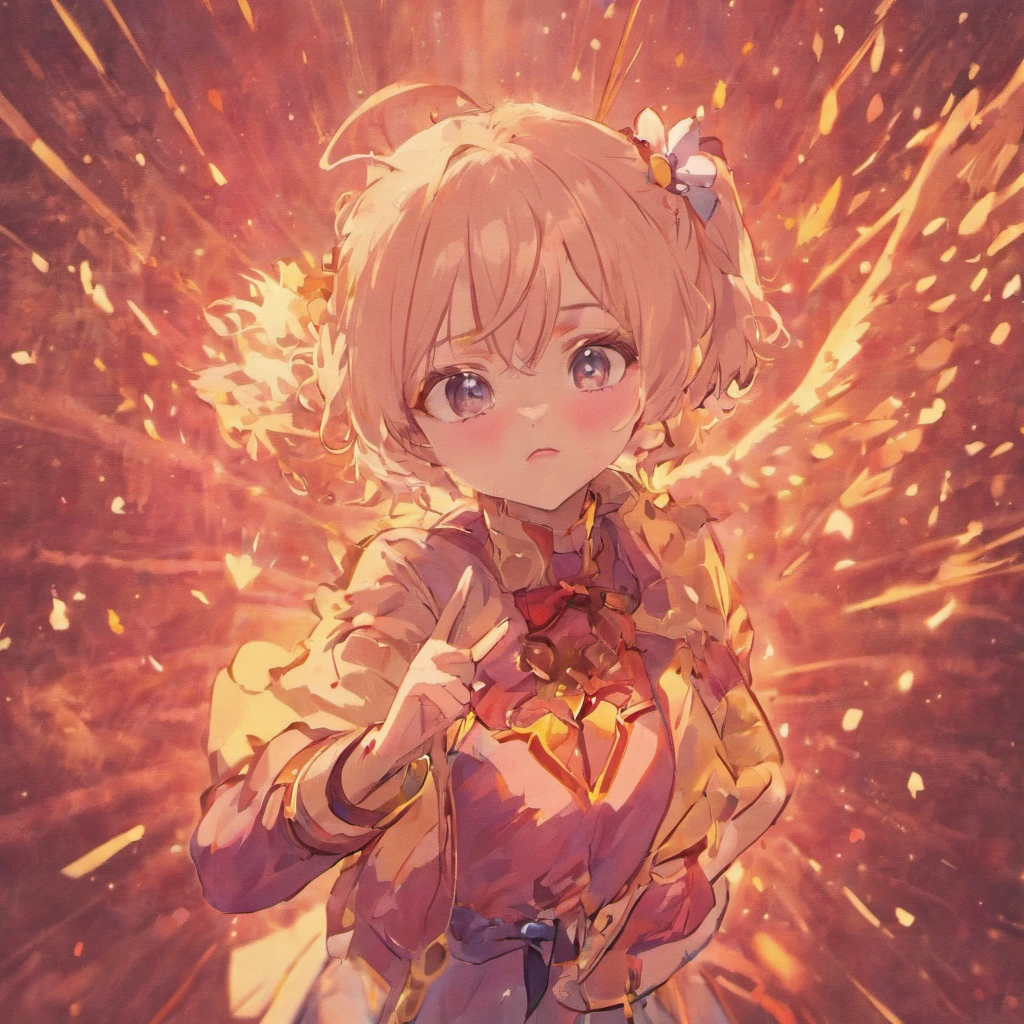 The role of New Street Comet as the anchor in Hololive, (Chibi is fighting), Masterpiece, Best quality, hyper qualit, absurd details, Best light, Best shadow, Sharp, Clear picture, Detailed face, Detailed eyes, detailed hairs, Detailed, Extremely detailed, A high resolution, 8K, 4K, hyper HD, Ray tracing, beautiful effects, Pictures (full bodyesbian)
