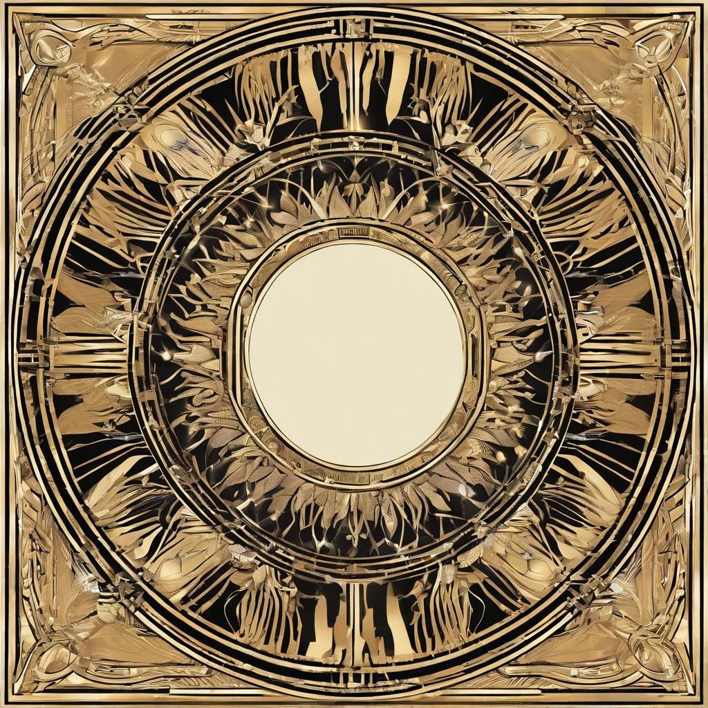circle border, circle frame, (picture frame), token border used for online game, no character, cyberpunk frame design, border touches edges of image canvas,