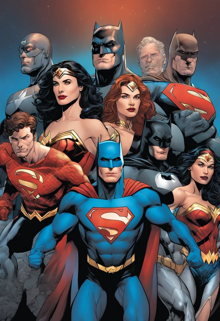 Justice League apocalypse, Superman, Batman, Wonder woman, Cyborg, Flash