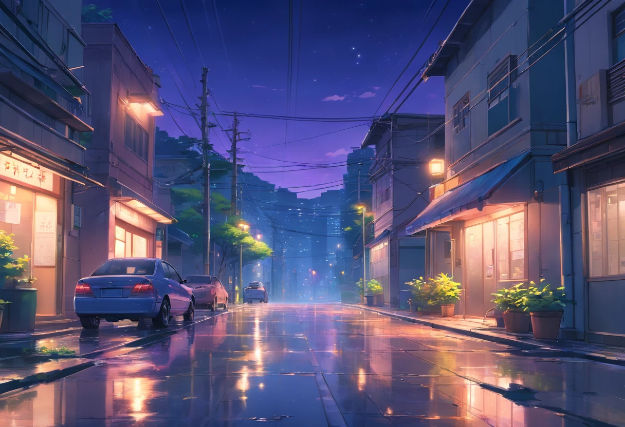 (best quality,4k,8k,highres,masterpiece:1.2),ultra-detailed,(realistic,photorealistic,photo-realistic:1.37),HDR,UHD,studio lighting,ultra-fine painting,sharp focus,physically-based rendering,extreme detail description,professional,vivid colors,bokeh,landscape,outside city,lonely street,quiet surroundings,vacant buildings,secluded atmosphere,dark purple sky,mysterious ambiance,moonlit night,gentle breeze,reflection of streetlights on wet pavement,abandoned cars,overgrown vegetation,melancholic beauty,subtle red accents,deserted cityscape,uninhabited silence,calm serenity,distant sounds of nature.