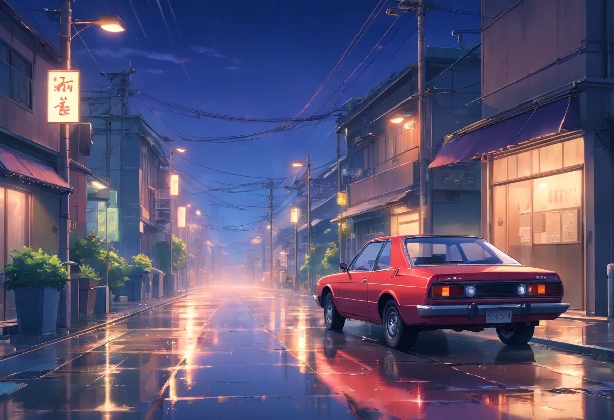 (best quality,4k,8k,highres,masterpiece:1.2),ultra-detailed,(realistic,photorealistic,photo-realistic:1.37),HDR,UHD,studio lighting,ultra-fine painting,sharp focus,physically-based rendering,extreme detail description,professional,vivid colors,bokeh,landscape,outside city,lonely street,quiet surroundings,vacant buildings,secluded atmosphere,dark purple sky,mysterious ambiance,moonlit night,gentle breeze,reflection of streetlights on wet pavement,abandoned cars,overgrown vegetation,melancholic beauty,subtle red accents,deserted cityscape,uninhabited silence,calm serenity,distant sounds of nature.