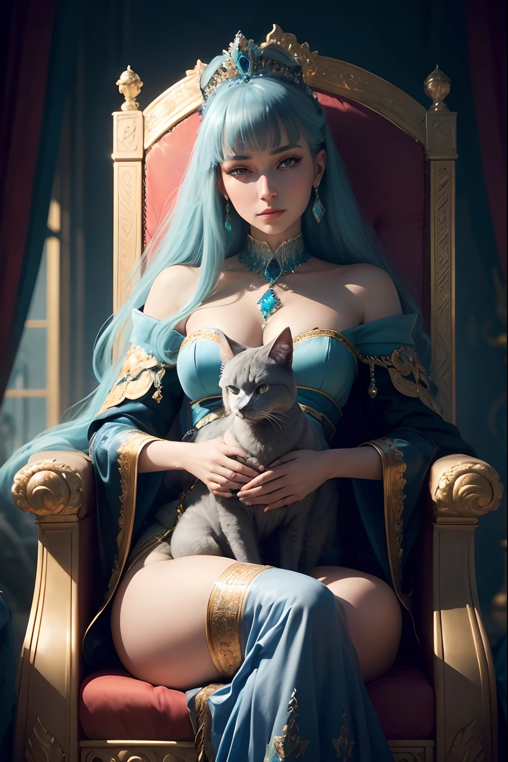 (two subjects)(complex details)(a very high quality,4k,8k,highres,masterpiece:1.2), ultra-detailed, realistic, photorealistic:1.37, HDR, UHD, studio lighting, extreme detail description, professional, vivid colors, bokeh, portraits, landscape, fantasy, sexy, Malaysian, damsel, hijab, sheer, open, translucent dress, big breasts, cute face, unshaved pubic area, pets, kisses, fantasy unicorn, elven glade, moonlight