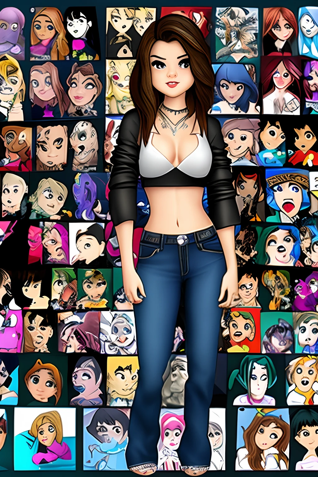 Cartoon da Selena gomez