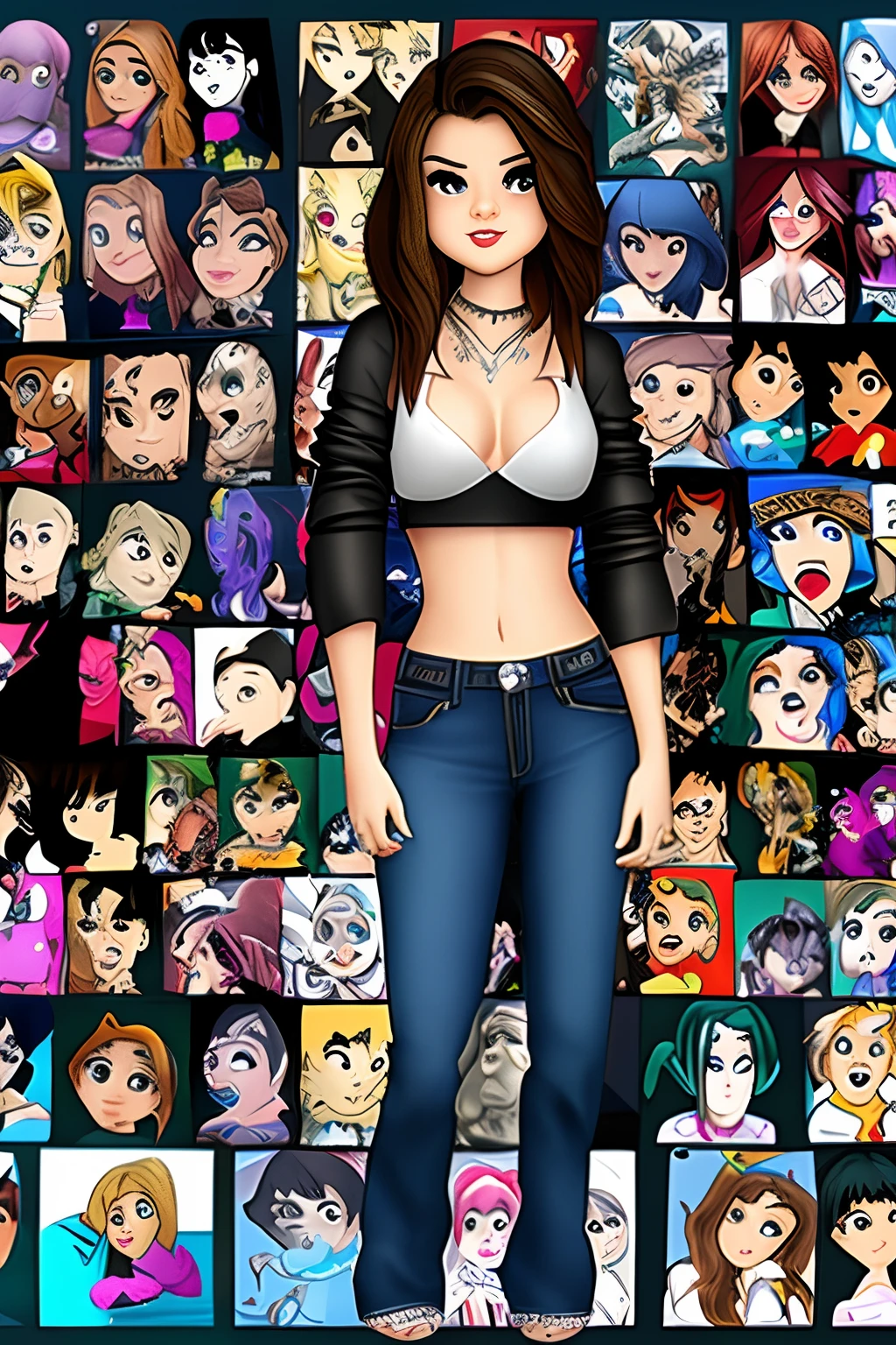 Cartoon da Selena gomez