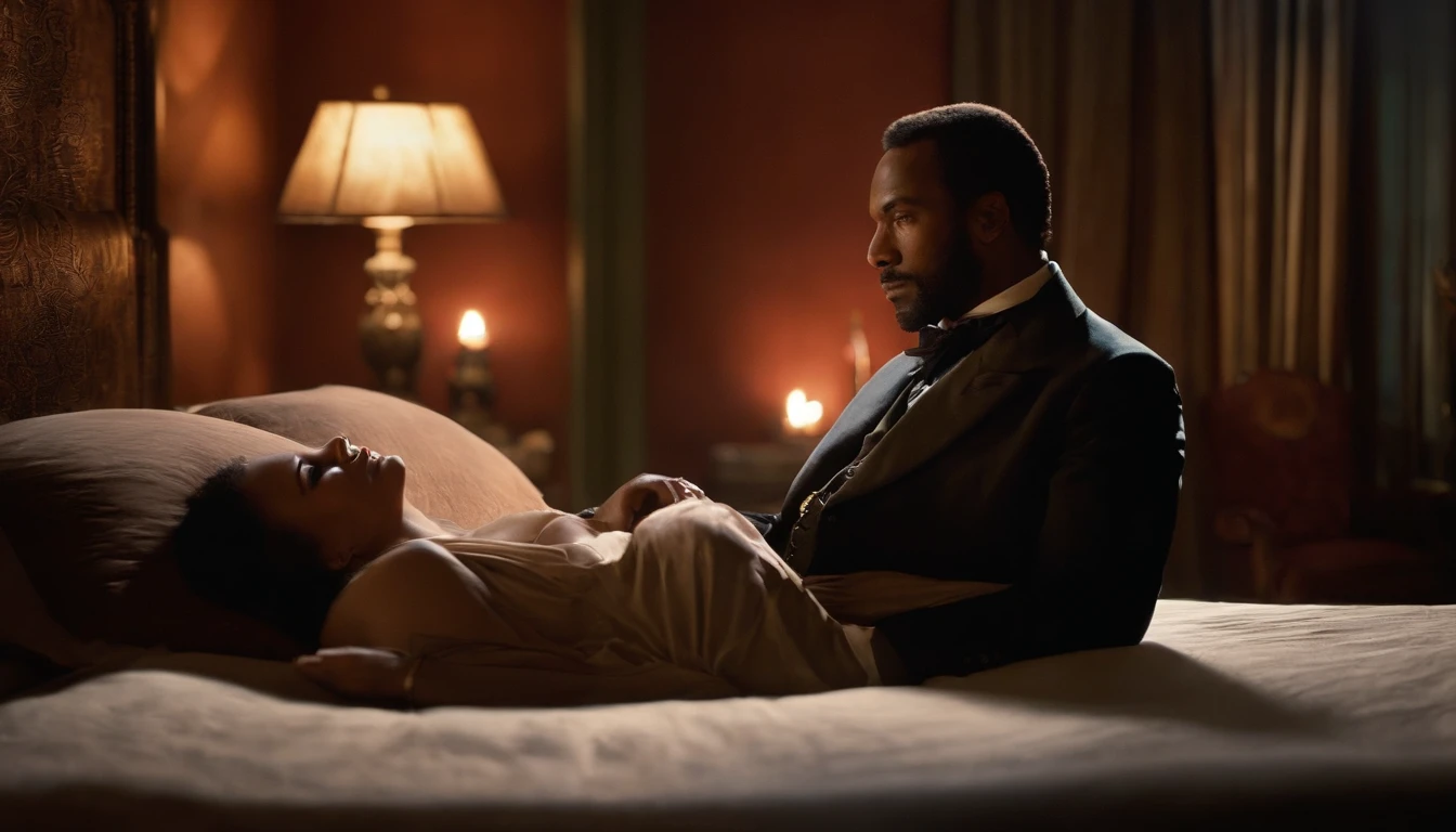 The night before the attack, Django had a solitary moment of reflection. He remembered Maria and the nights they spent together dreaming of a better future. He swore to himself that he would not let her memory die in vain.