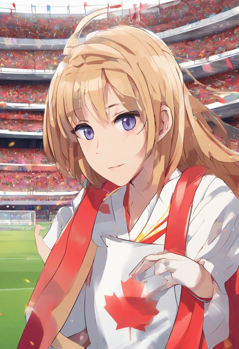 (Kaguya personaje ficticio del anime Kaguya sama solve is war) , 1 mujer, trotando,jugando futbol, Easy concentration expression, ropa de futbol blanca, muslos grandes, pechos grandes, sudor, cabello mojado, (estadio fondo de pantalla CG 8k extremadamente detallado), la mejor calidad, solo, 1girl, cinematography lighting, fondo detallado de estadio de futbol, hermosos ojos detallados, pupilas brillantes, (un extremadamente delicado y hermoso), (Description of Eyes beautiful and detailed), ((ultra detallado, obra maestra,))
