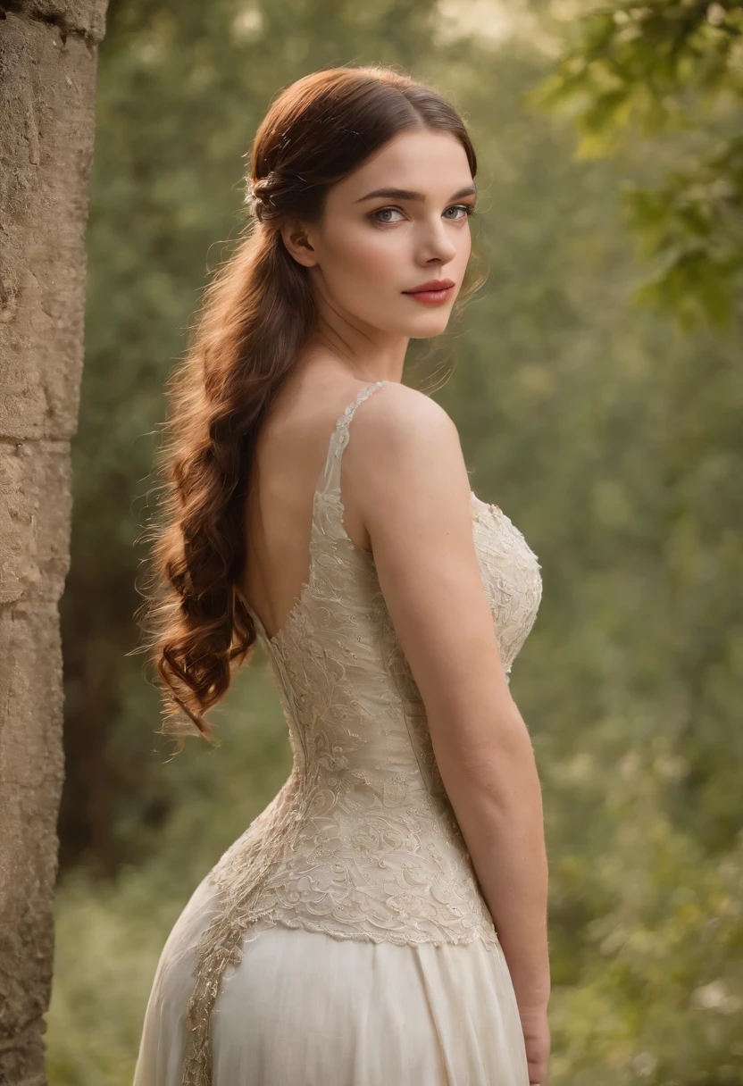 (((uma ferida avermelhada profunda atravessa sua bochecha esquerda))) tez justa, mulher em torno de 19 anos, cabelos brancos naturais, olhos verdes distintos, vestindo kohl, slender and graceful, Beautiful, luz de velas em um ambiente medieval, Ultra sharp focus, tiro realista, roupas femininas medievais, cores tetradicas (cicatriz:1.4) mulher nua, peitos a mostra, bunda a mostra, vagina a mostra, corpo perfeito, cintura fina, quadril largo, peitos grandes