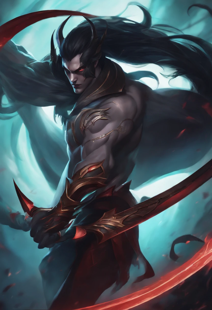 Kayn League of Legends with 2 forms shadow or Rhasst