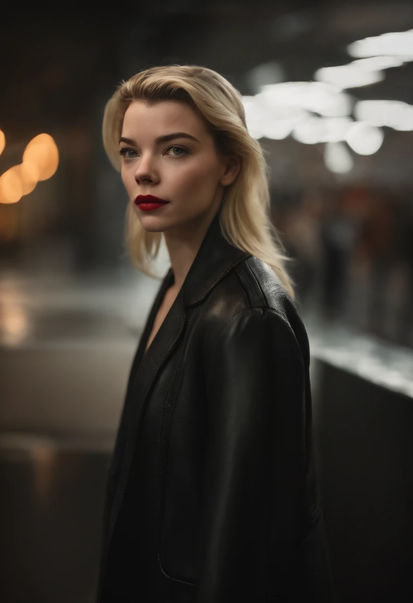 Realista, linda loira (Anya Taylor-Joy) (atriz, Anya Taylor-Joy, rosto)
(Atriz, modelo), detalhado, olhos sedutores (seios grandes), (corpo inteiro), vestindo Blade Runner 2049, traje Netflix streaming, (cidade futurista), tempestade, a obra-prima de melhor qualidade, foto realista, detalhado, 8K, HDR, profundidade de campo rasa, luz ampla, alto contraste, retroiluminação, brilhos de luz, chromatic aberration, sharp focus photo color RAW, small head