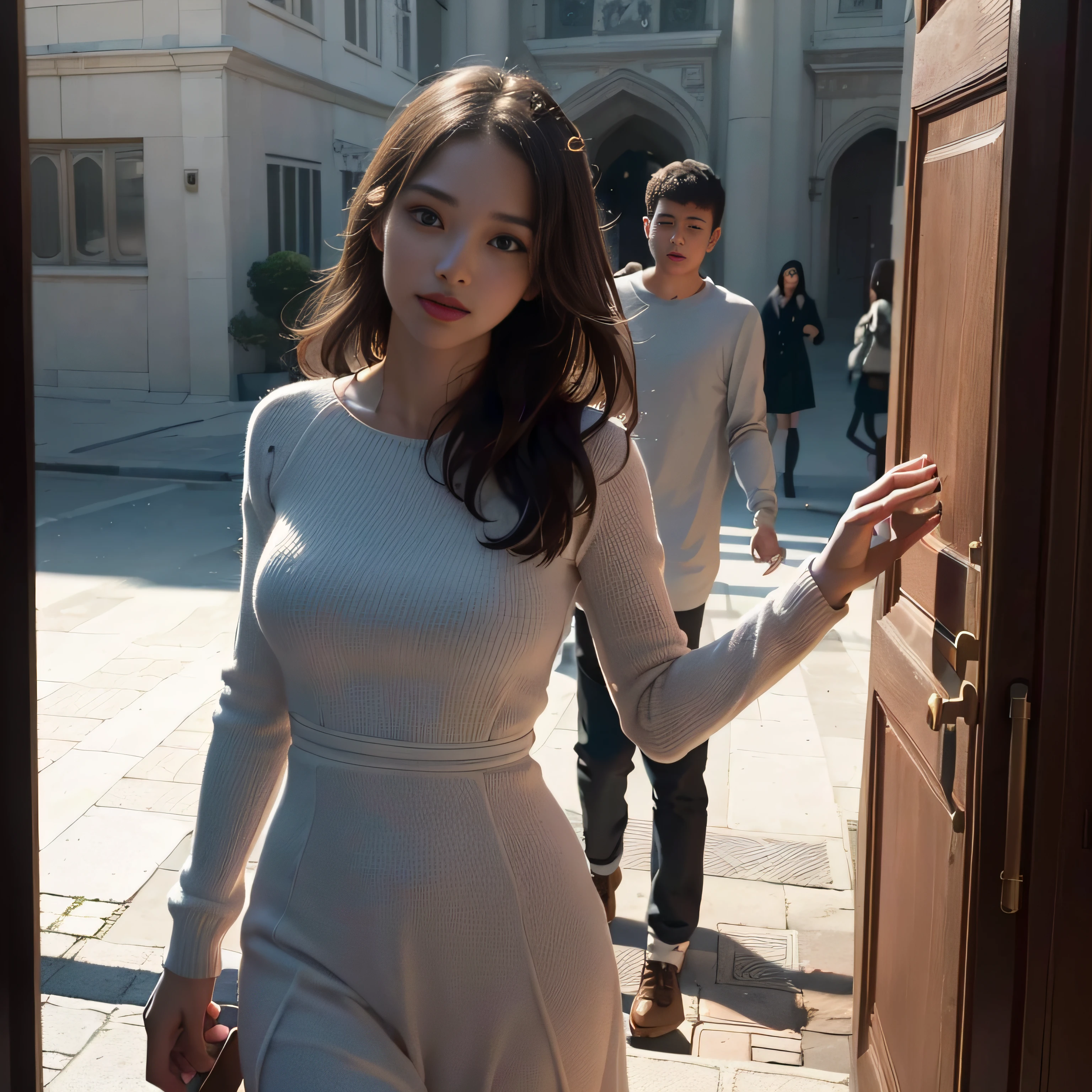 (University Entrance Examination Completed + Family + Warmth + Freeze Frame Moment) + Lighting Rendering + (Highly skilled, exquisitedetails, Aesthetic and dynamic integration) + (Sincere human feelings + Delicate scenes + wide-angle lens + Soft touch) + (Ultra-high resolution + 8K HD + No leakage) --auto