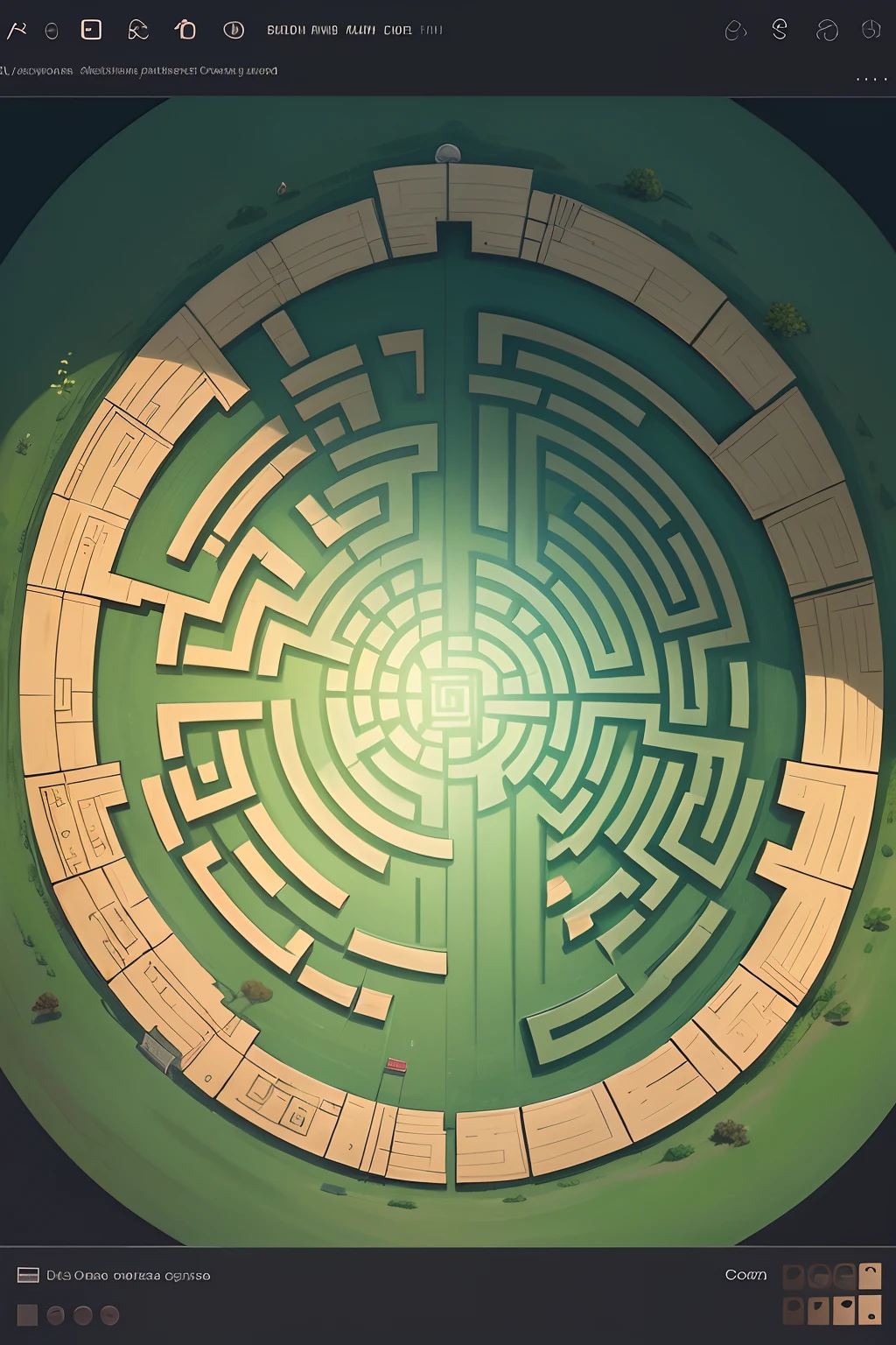create a maze map