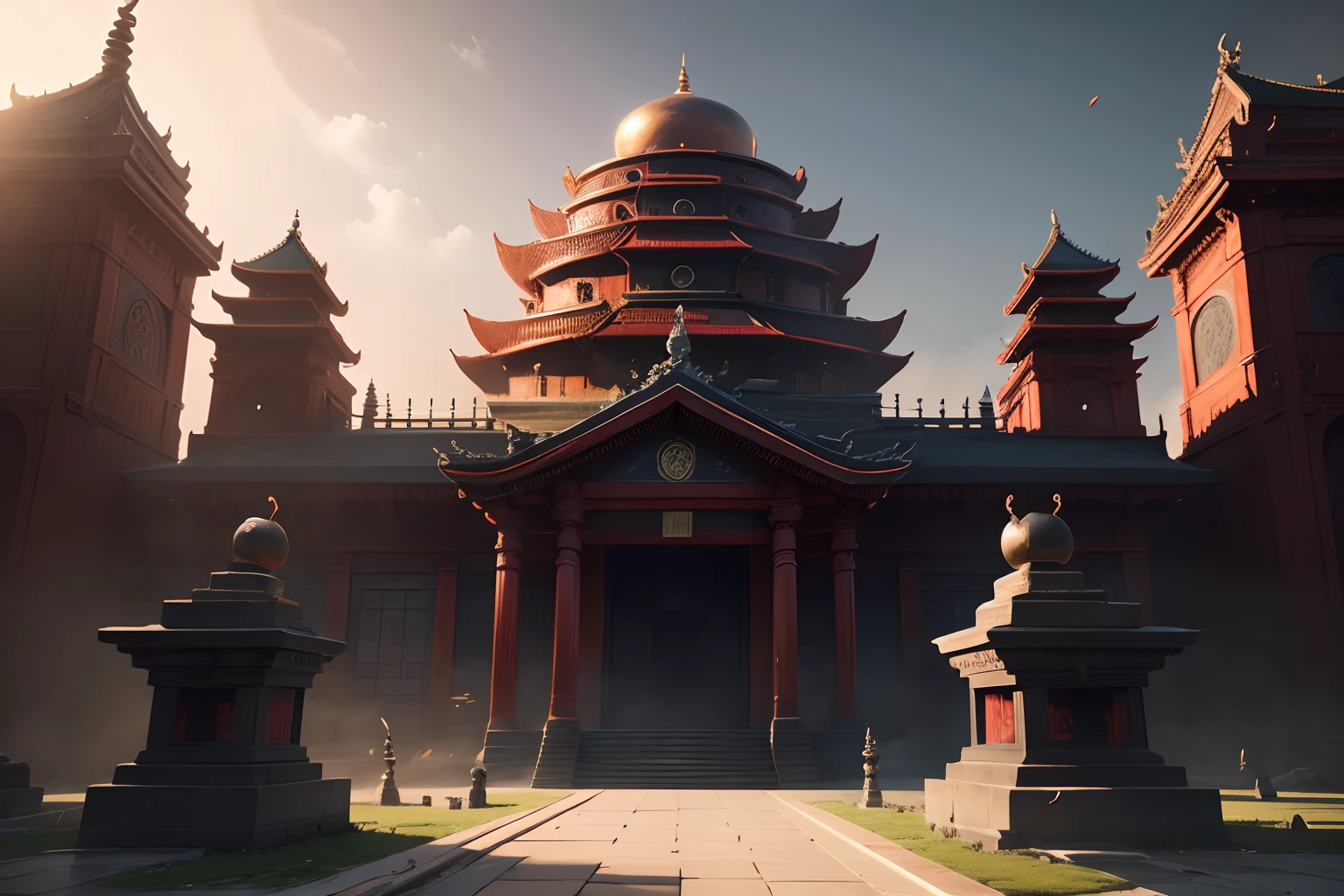Sharingan Temple Boss Spelling Card Design :: Epic,Akatsuki, grandeur, intricate detials, black & Red Stone, angelical, Fantasy :: Paul Chadisson ArtStation,vibe,ENVIRONMENT, ethereal,voluminous lighting,Octane Render,Unreal engine,matte painting,dramatic  lighting, epic composition, close up, Low angle, Wide angle,Low fog level, hyper detailed, dramatic  lighting, 8K