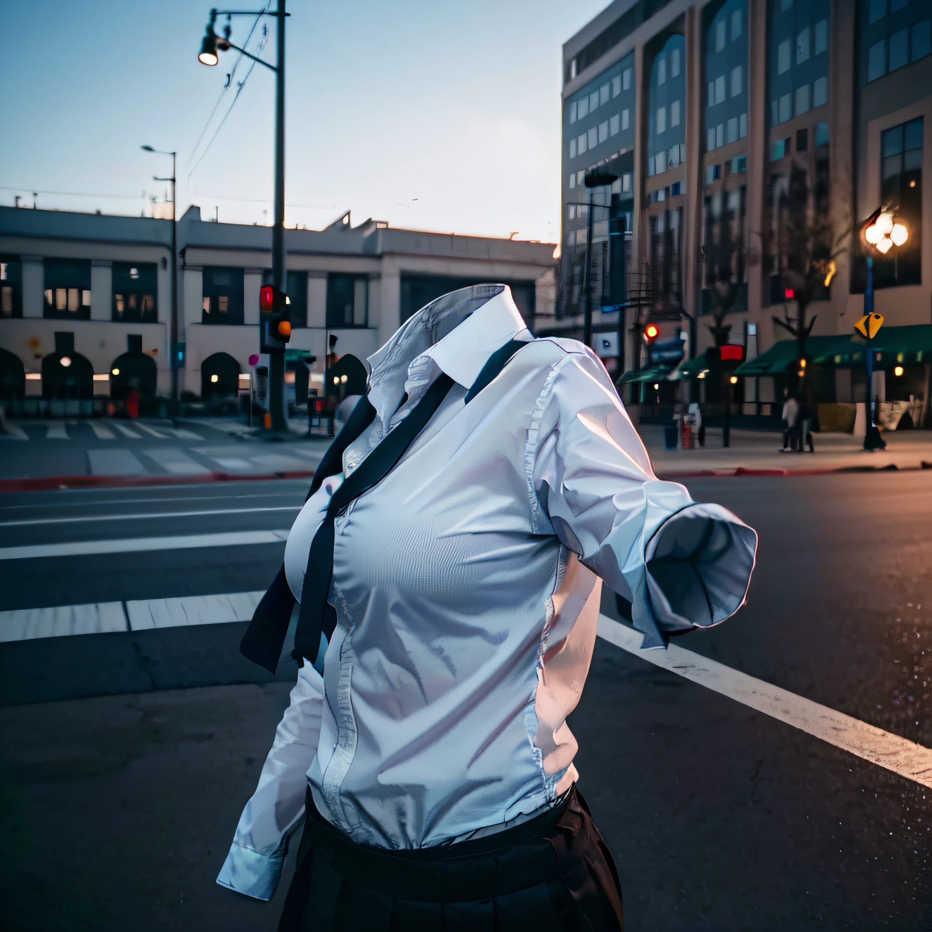 school suspenders, ((invisible, no humans:1.5, headless:1.5, handless, legless)), big breast, close-up to breast, 
(8k, RAW photo, best quality, masterpiece:1.2), (realistic, photo-realistic:1.37),photon mapping, radiosity, ((Hasselblad photography)),physically-based rendering,