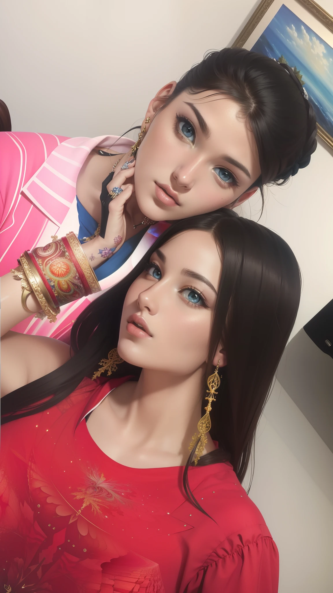 (masterpiece, top quality, best quality, official art, beautiful and aesthetic:1.2), (1girl), extreme detailed,(fractal art:1.3),colorful,highest detailed