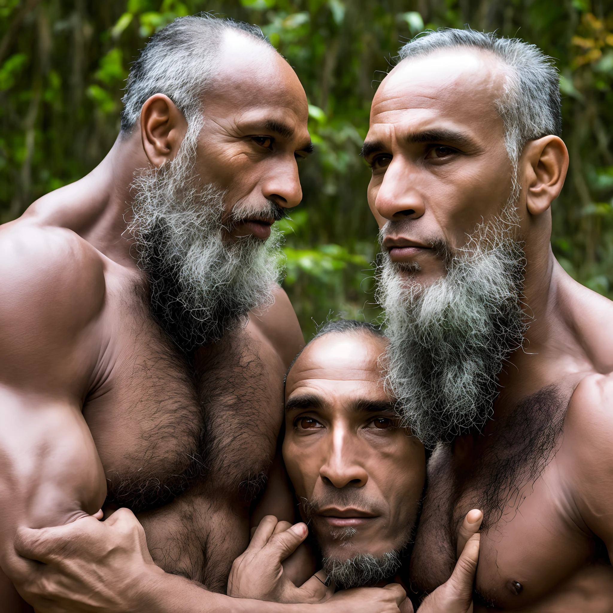 Um macho e uma femea da especie sapiens em atos reprodutivos