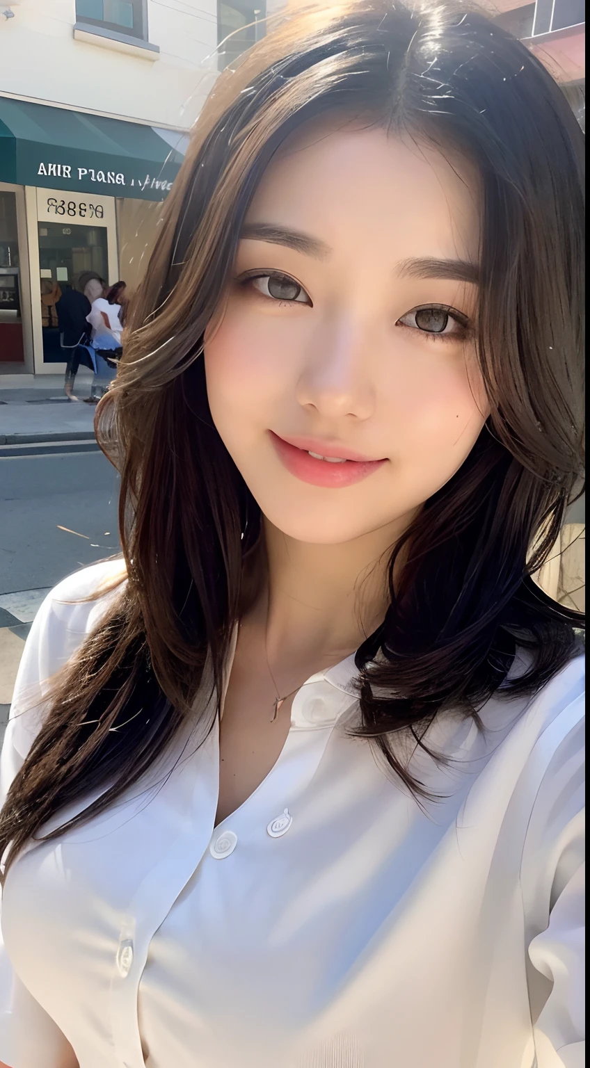 ((highest quality、8k、masterpiece:1.3))、Shooting at sea、Angle from below、Butt、Gal Makeup、Ganguro Makeup、blue eyes、Beautiful feet、Cleavage、Butt、No sleeve、Wearing shorts。、One Girl、Beautiful Japanese Women:1.3、(Long Hair、 outside:1.2)、 Black and white animal print bikini:1.2、Beautiful woman with perfect style:1.4、Perfect Eyes、Calm Eyes、Natural smile、Perfect Iris、Perfect Lips、Golden Skin、Do not polish、Super detailed face、Delicate eyes、double eyelid、Soft Breasts、Laughter、Exposed Cleavage、