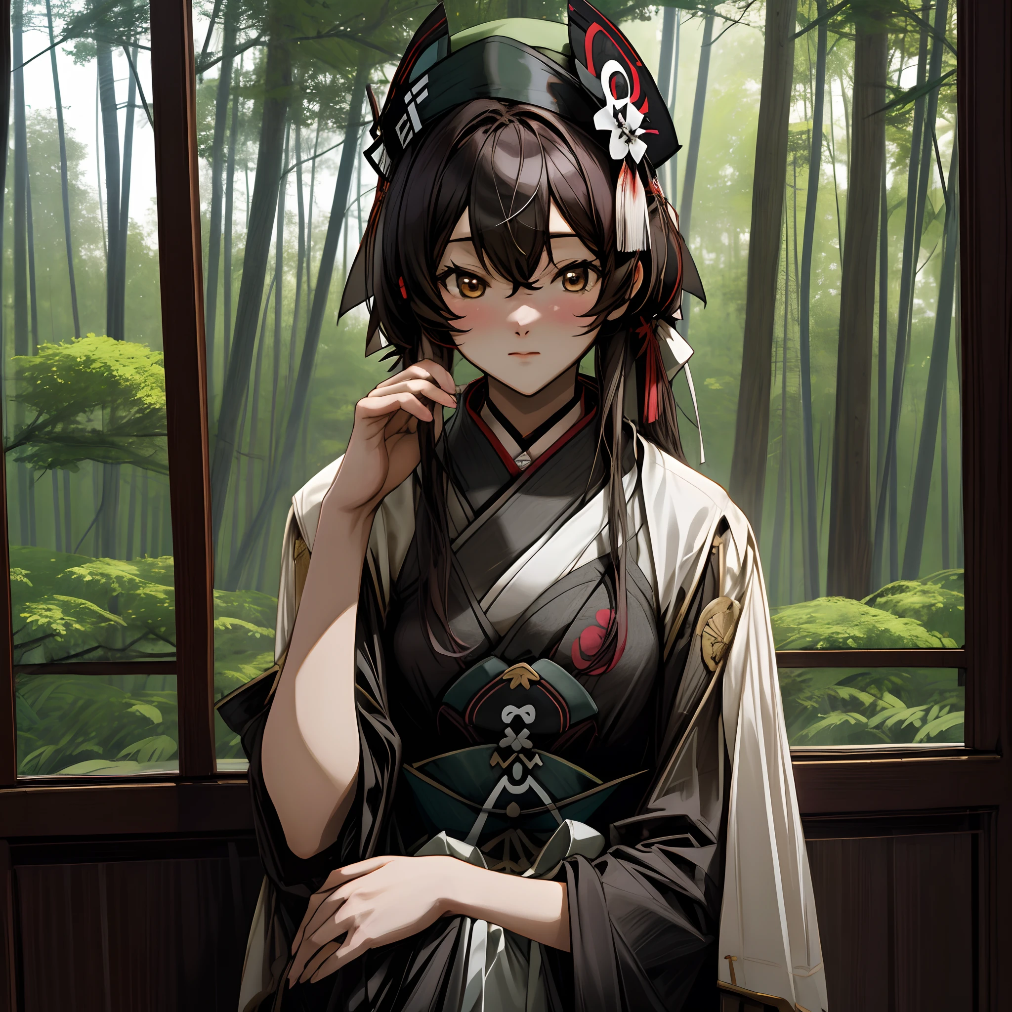 Sukesuke clothes、Extraordinary beauty、masuter piece、In the forest lake、ultra res、precision image、4K、Gravure Quality、Write
